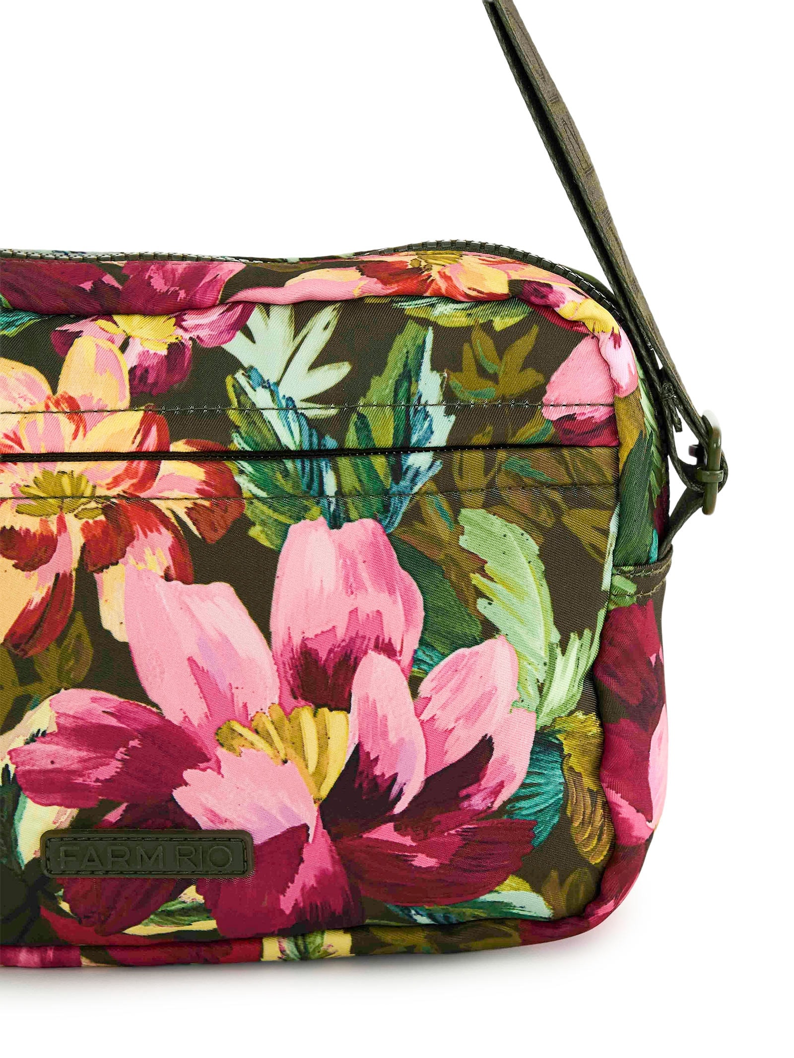 Bolsa Feminina Ziriguidum Painted Flowers Verde Farm Etc