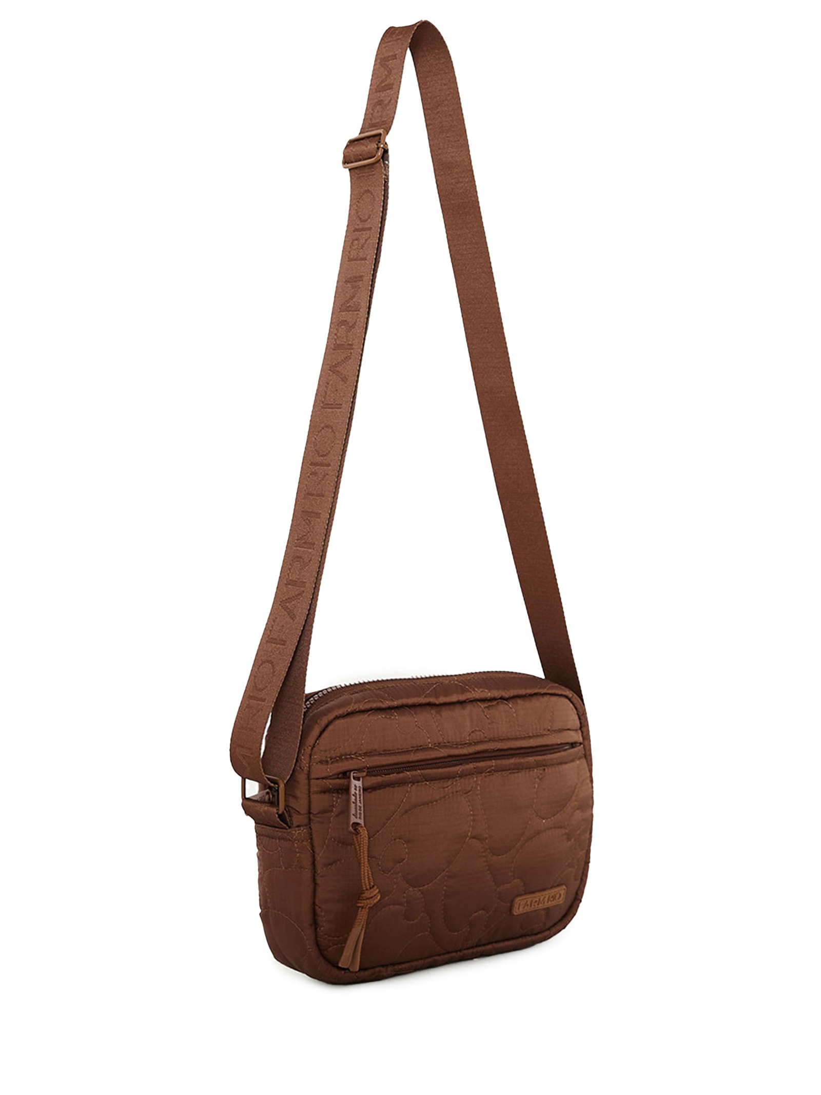 Bolsa Feminina Ziriguidum Puffer Terra Marrom Farm Etc