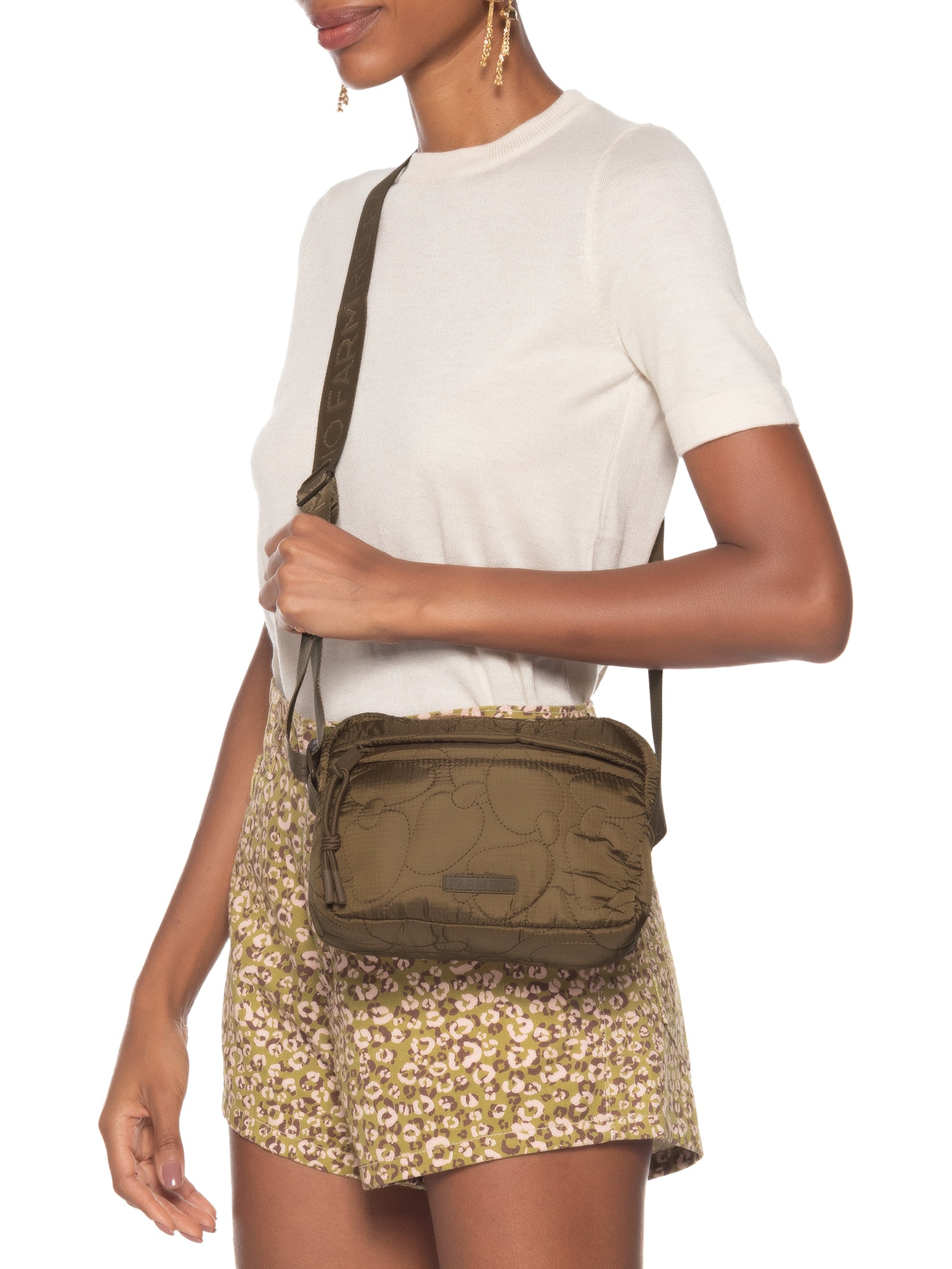 Bolsa Feminina Ziriguidum Puffer Terra Marrom Farm Etc