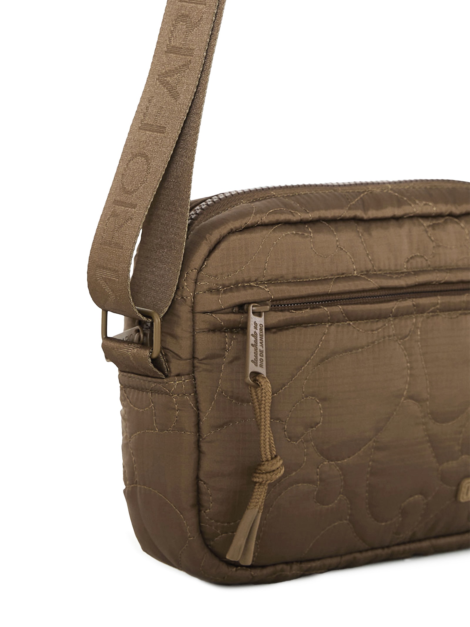 Bolsa Feminina Ziriguidum Puffer Terra Marrom Farm Etc