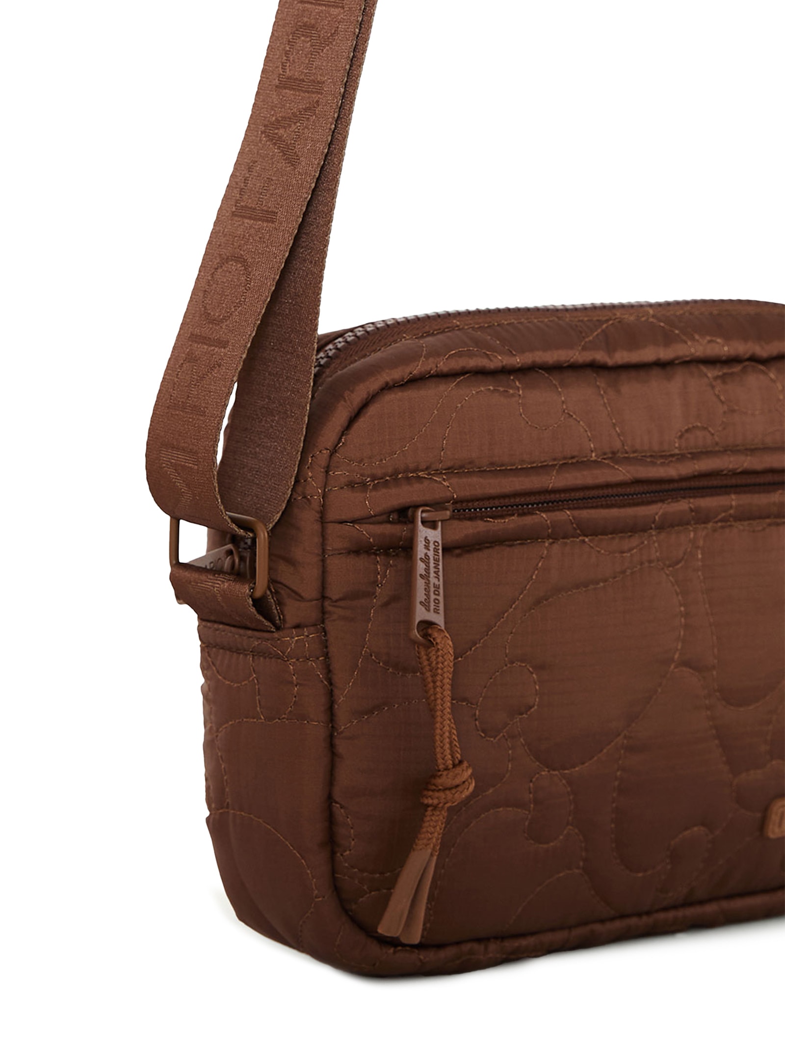 Bolsa Feminina Ziriguidum Puffer Terra Marrom Farm Etc