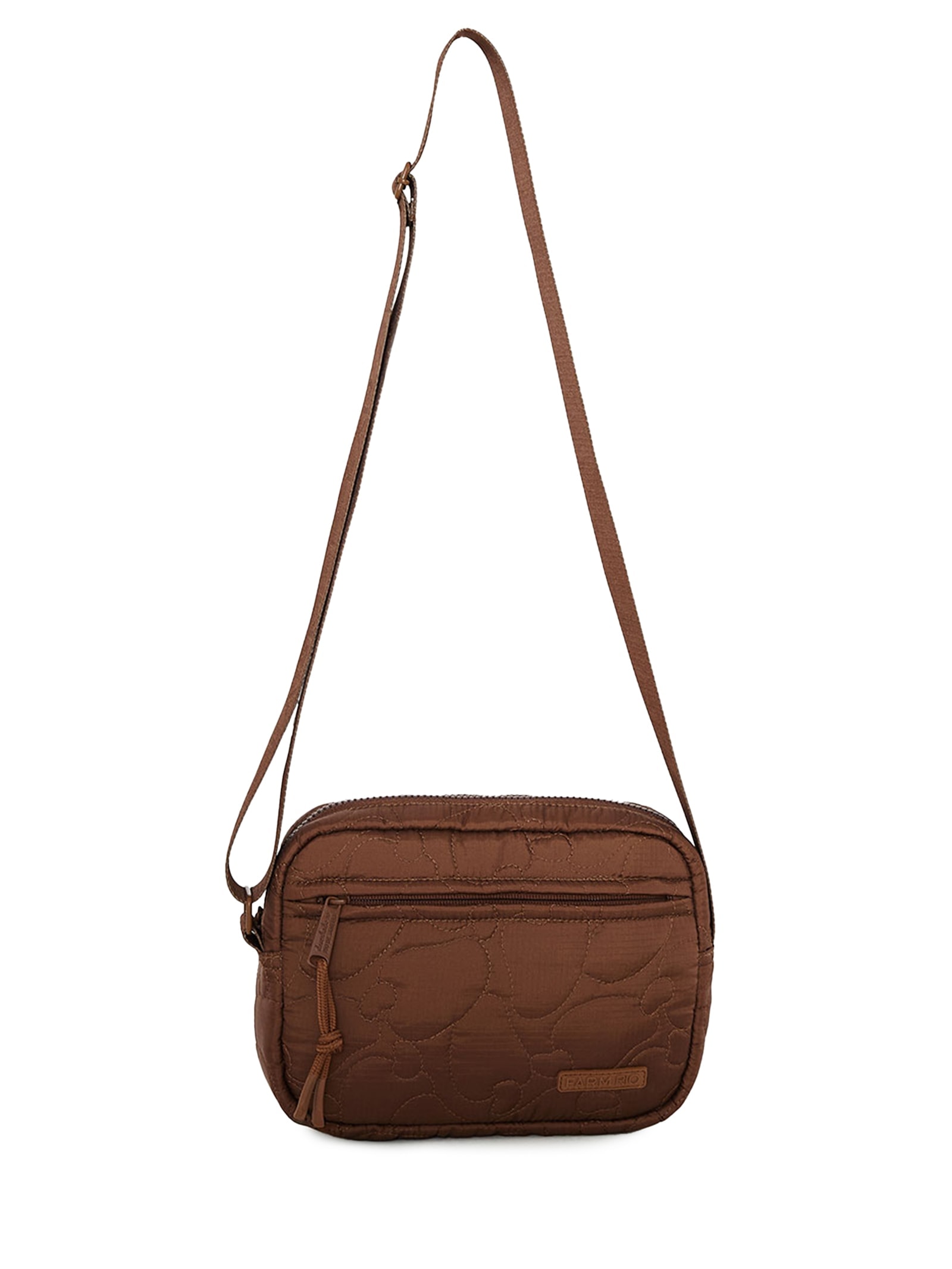 Bolsa Feminina Ziriguidum Puffer Terra Marrom Farm Etc