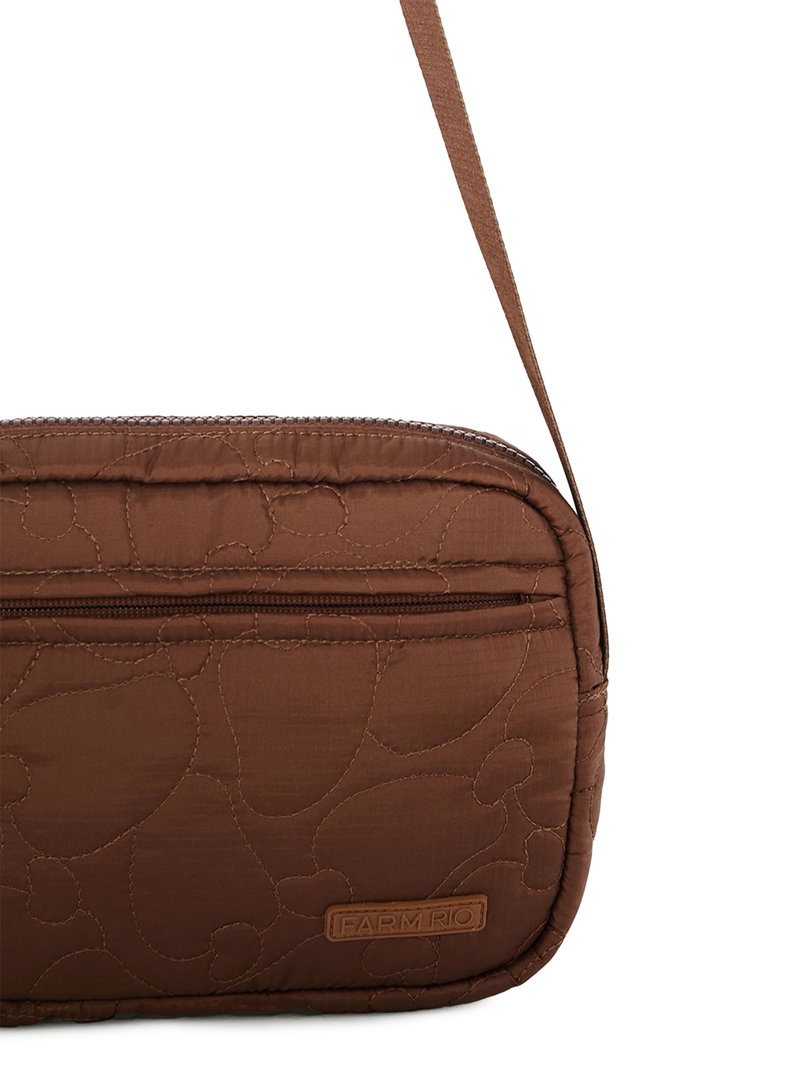 Bolsa Feminina Ziriguidum Puffer Terra Marrom Farm Etc