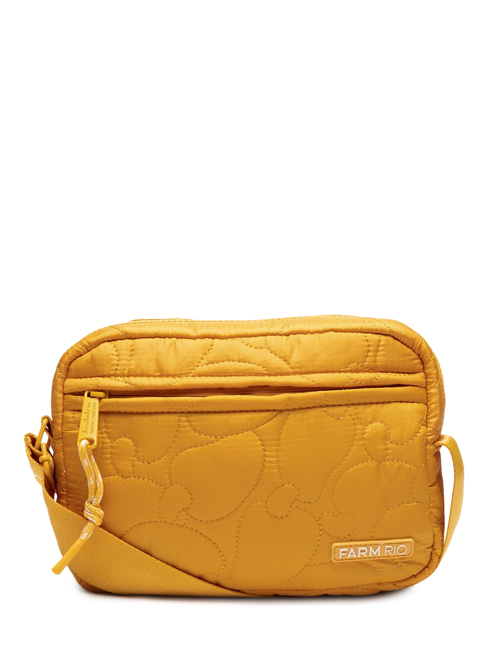 Bolsa Feminina Ziriguidum Rio Puffer Amarelo Farm Etc