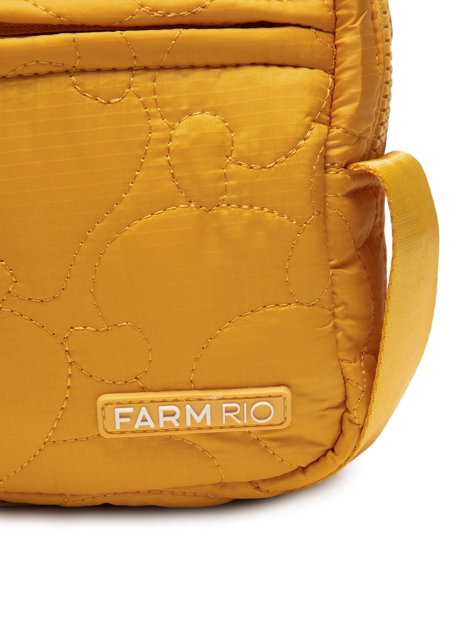 Bolsa Feminina Ziriguidum Rio Puffer Amarelo Farm Etc