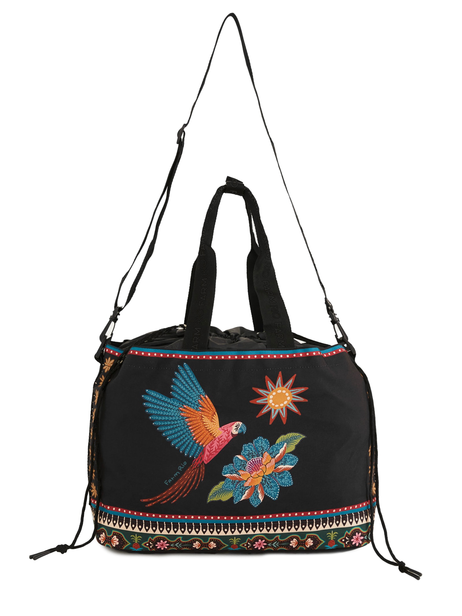 Bolsa Femininas Carioca Samba Das Araras Preto Farm Etc