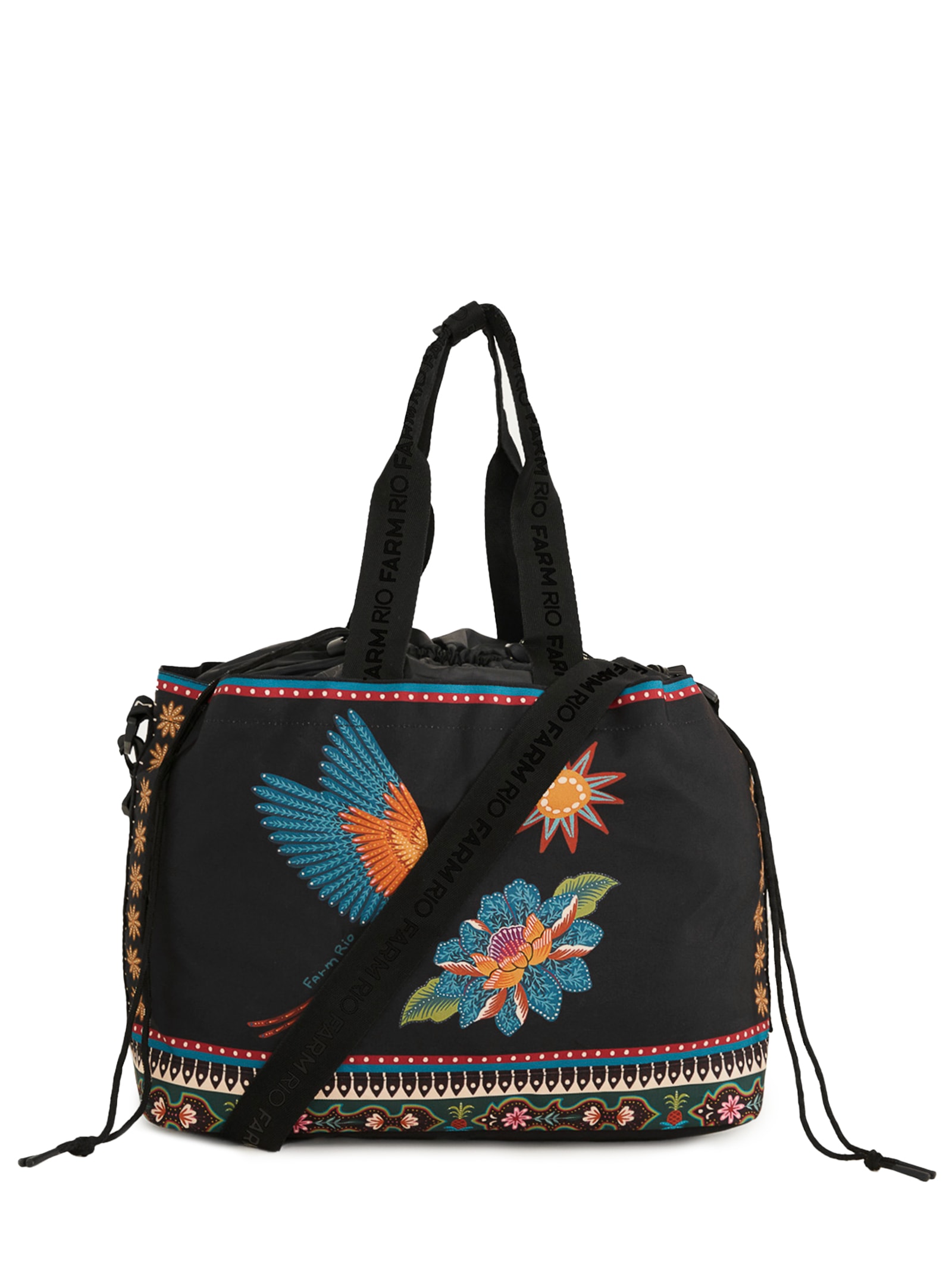 Bolsa Femininas Carioca Samba Das Araras Preto Farm Etc