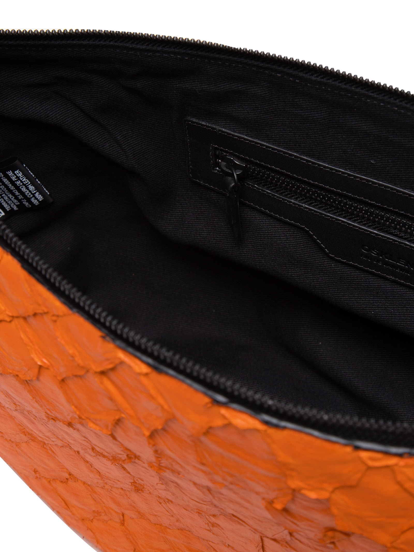 Bolsa Feminino Andiroba pirarucu soft bag - Osklen - Laranja
