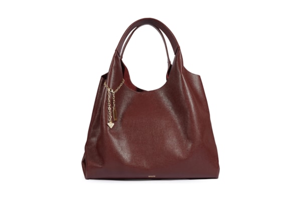 Bolsa Feminino Hobo Agnes Couro - Vermelho
