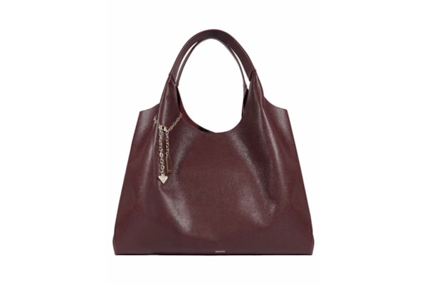 Bolsa Feminino Hobo Agnes Couro - Vermelho
