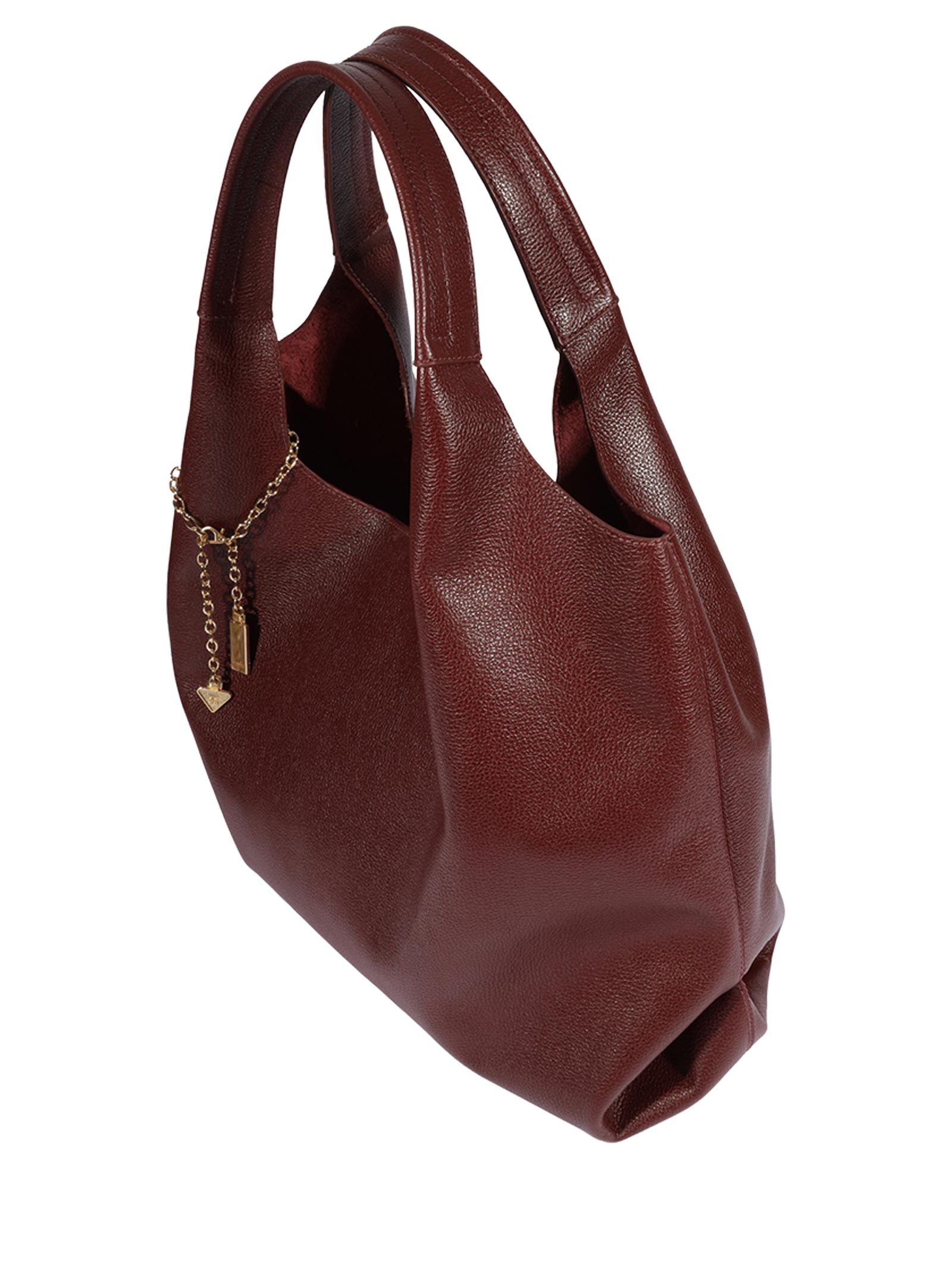Bolsa Feminino Hobo Agnes Couro Vermelho Schutz