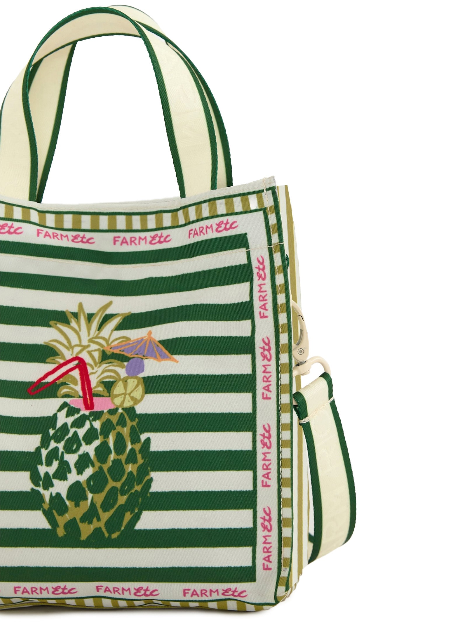 Bolsa Feminino Mimo Lenço Comida De Praia Verde Farm Etc