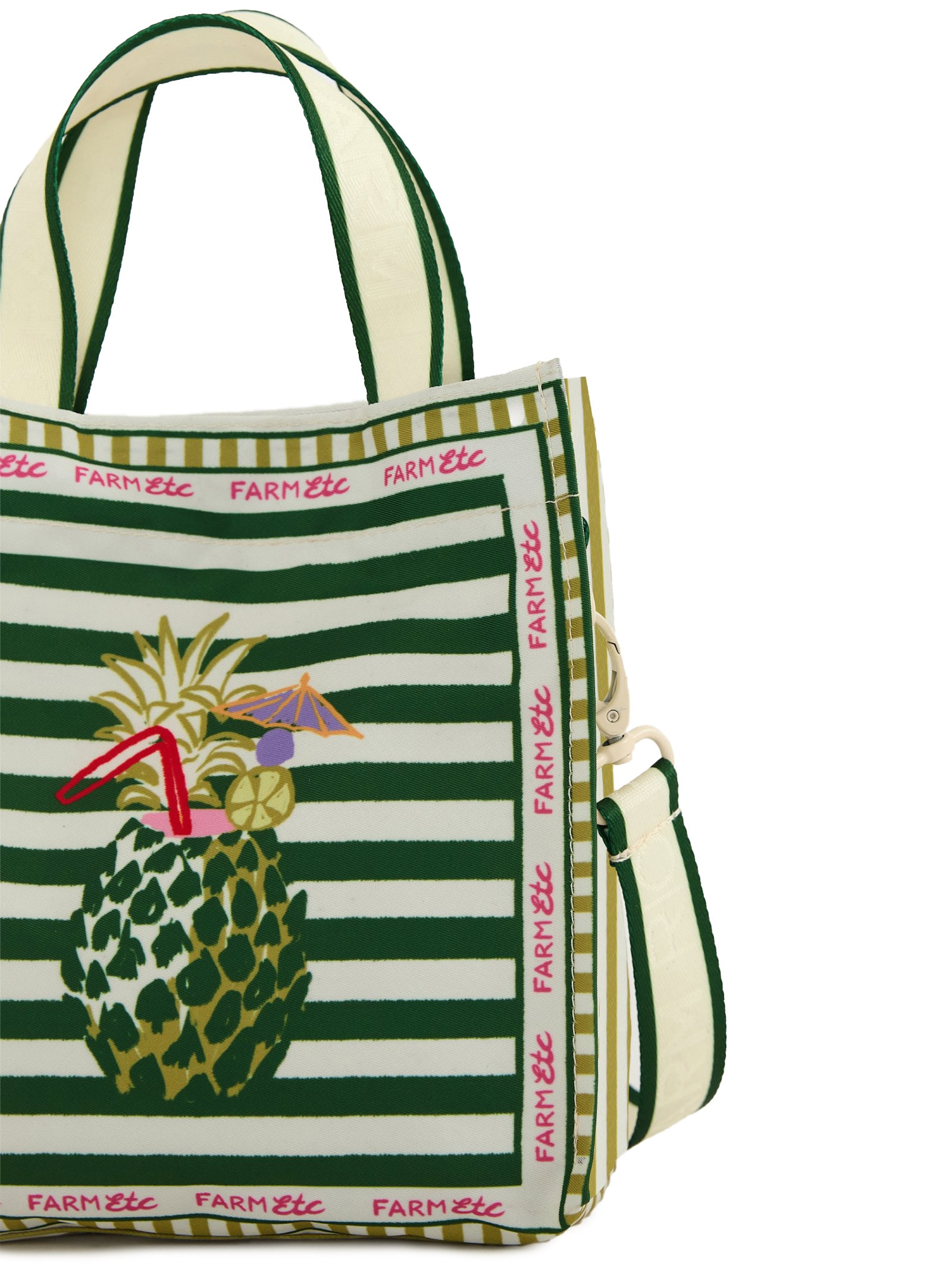 Bolsa Feminino Mimo Lenço Comida De Praia Verde Farm Etc