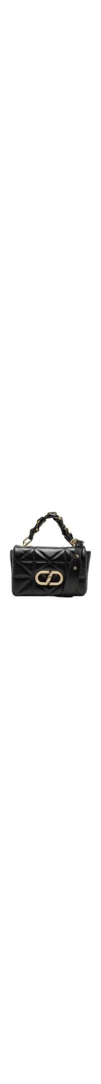 Bolsa Feminino Mini Bag Couro Matelassê - Preto