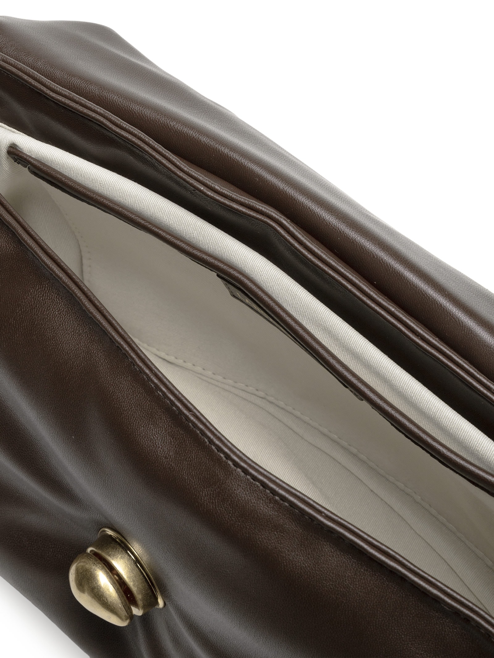 Bolsa Feminino Shoulder Com Abridor Orgânico Marrom Lança Perfume
