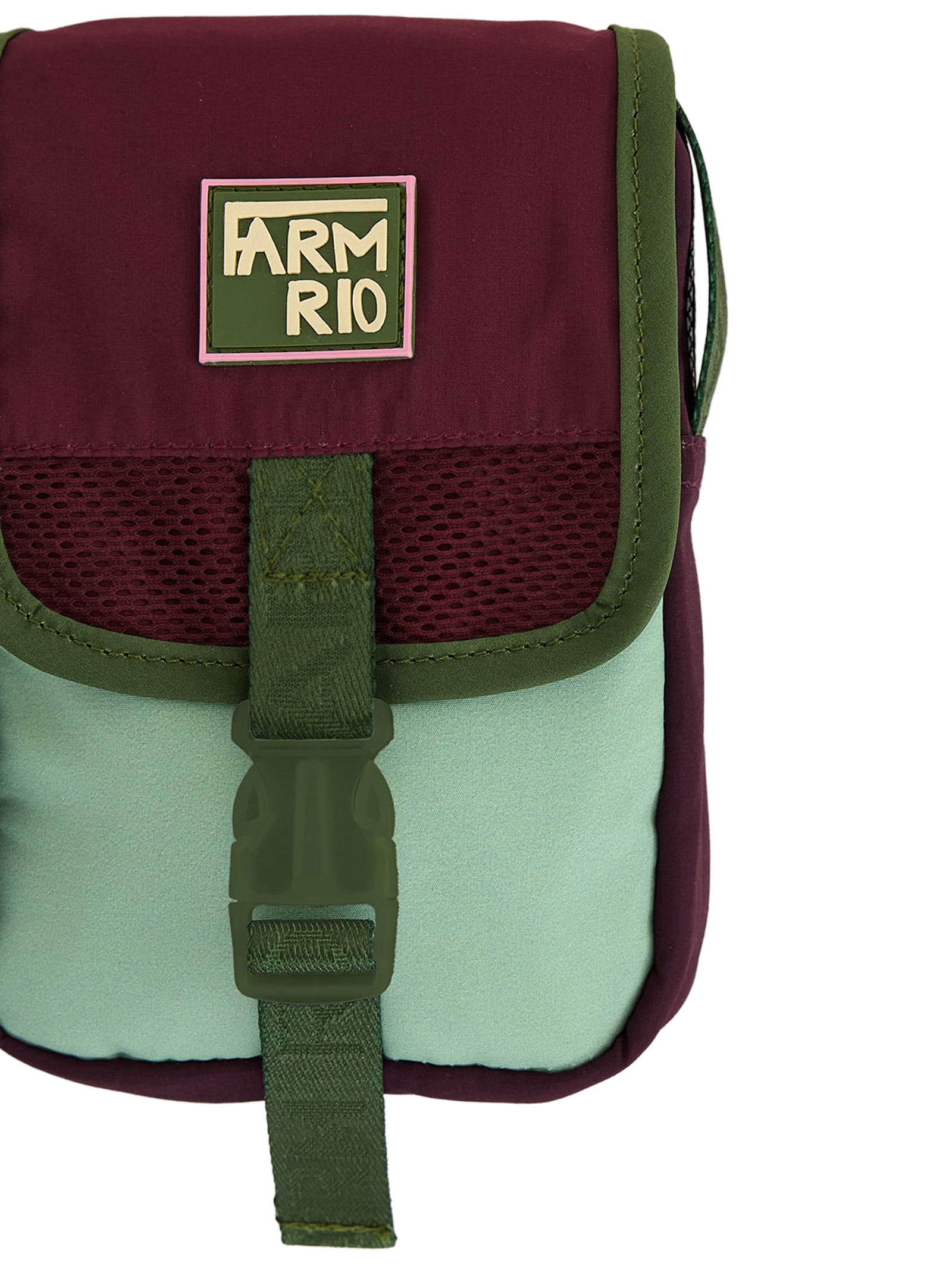 Bolsa Fervo Color Block Verde Farm Etc