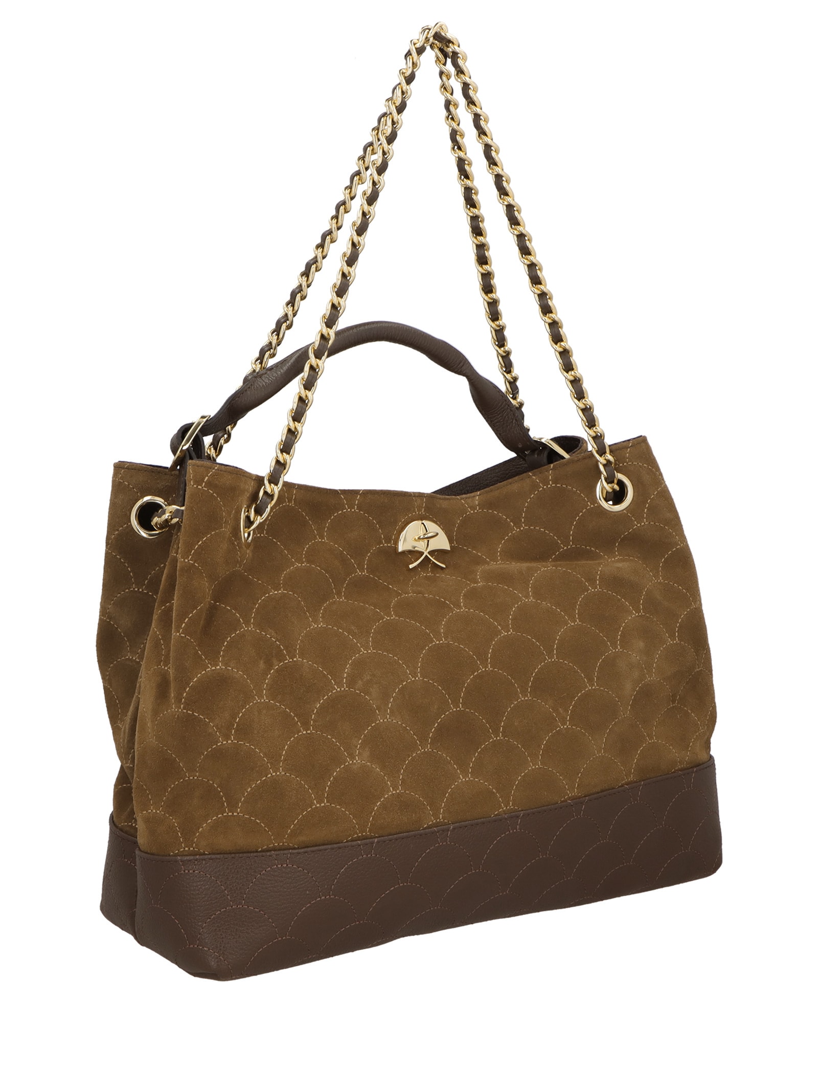 Bolsa Hobo Feminina Grande Marrom Luiza Barcelos