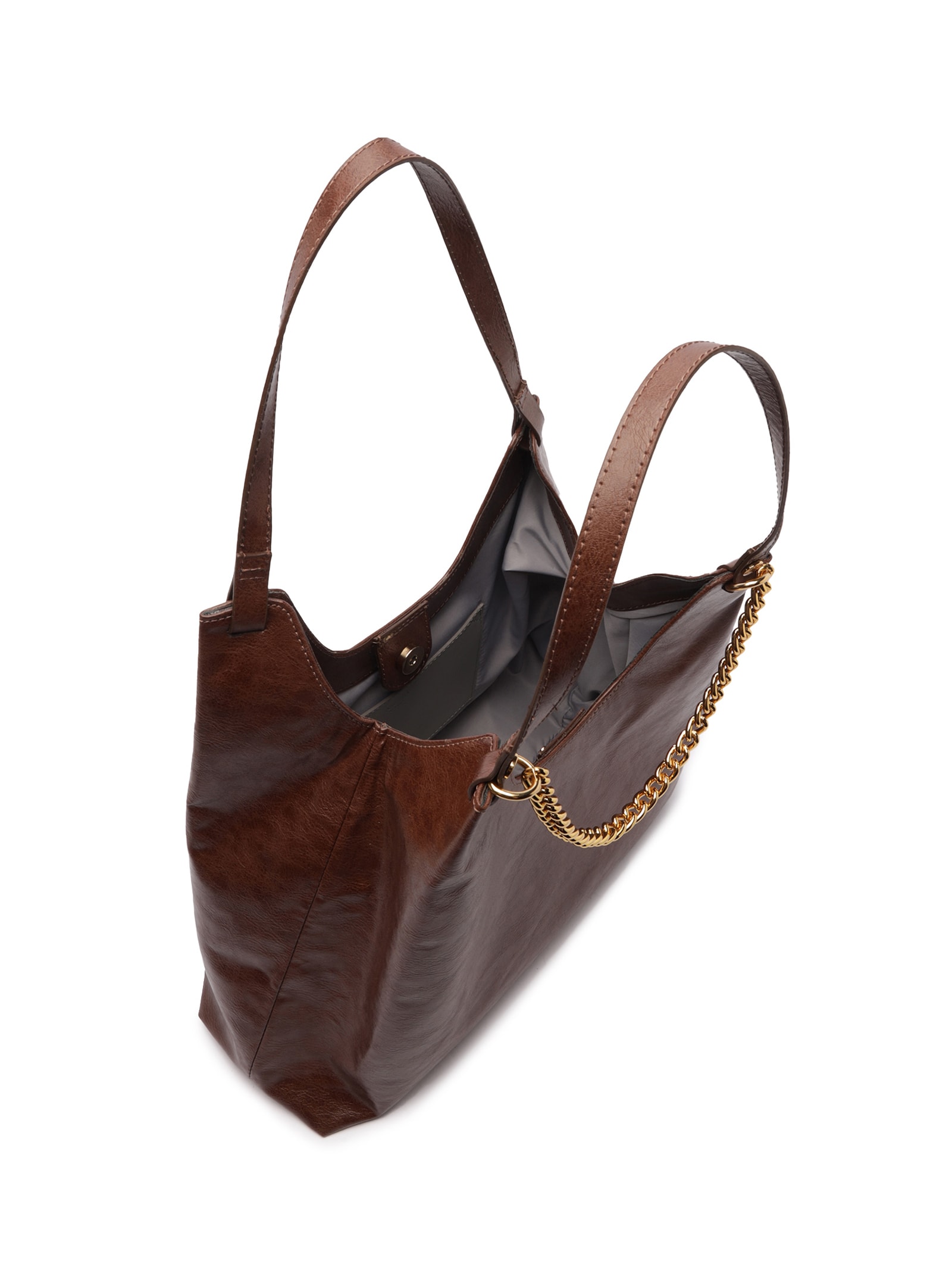 Bolsa Hobo Feminina Marrom Arezzo