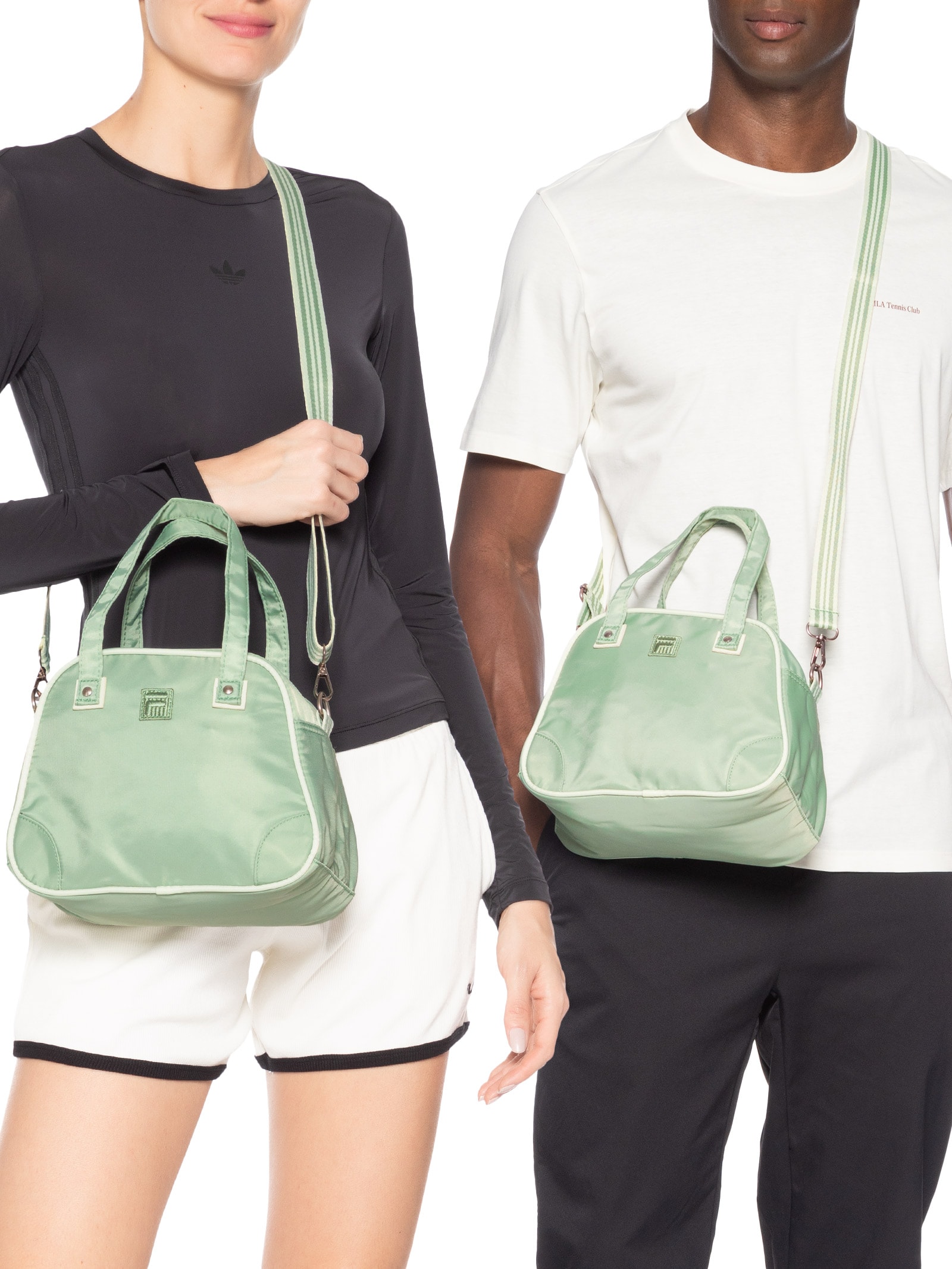 Bolsa Lateral Unissex Vintage F-Box Verde Fila