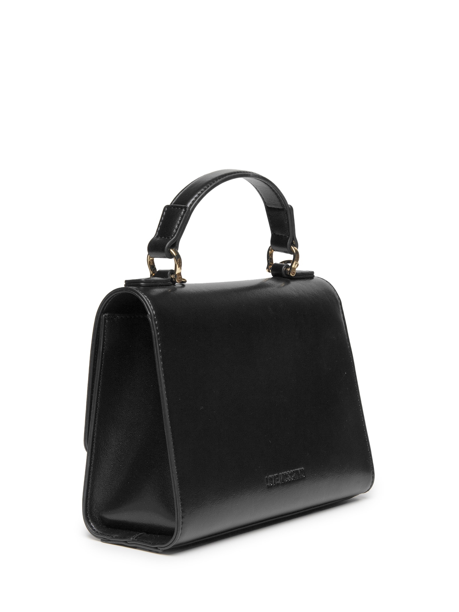 Bolsa Love Moschino em PU Preto Love Moschino
