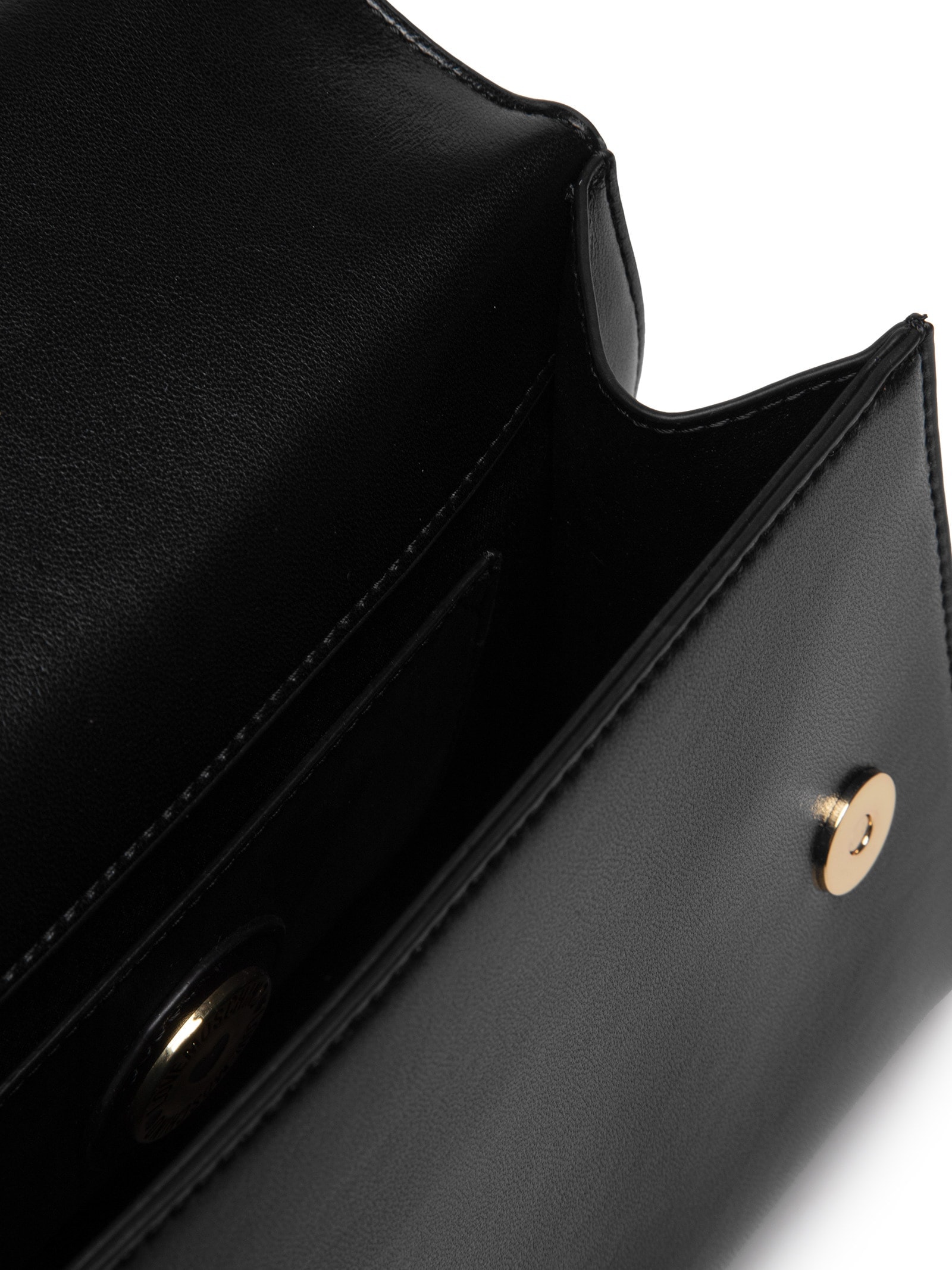 Bolsa Love Moschino em PU Preto Love Moschino