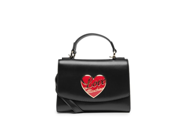 Bolsa Love Moschino em PU – Preto