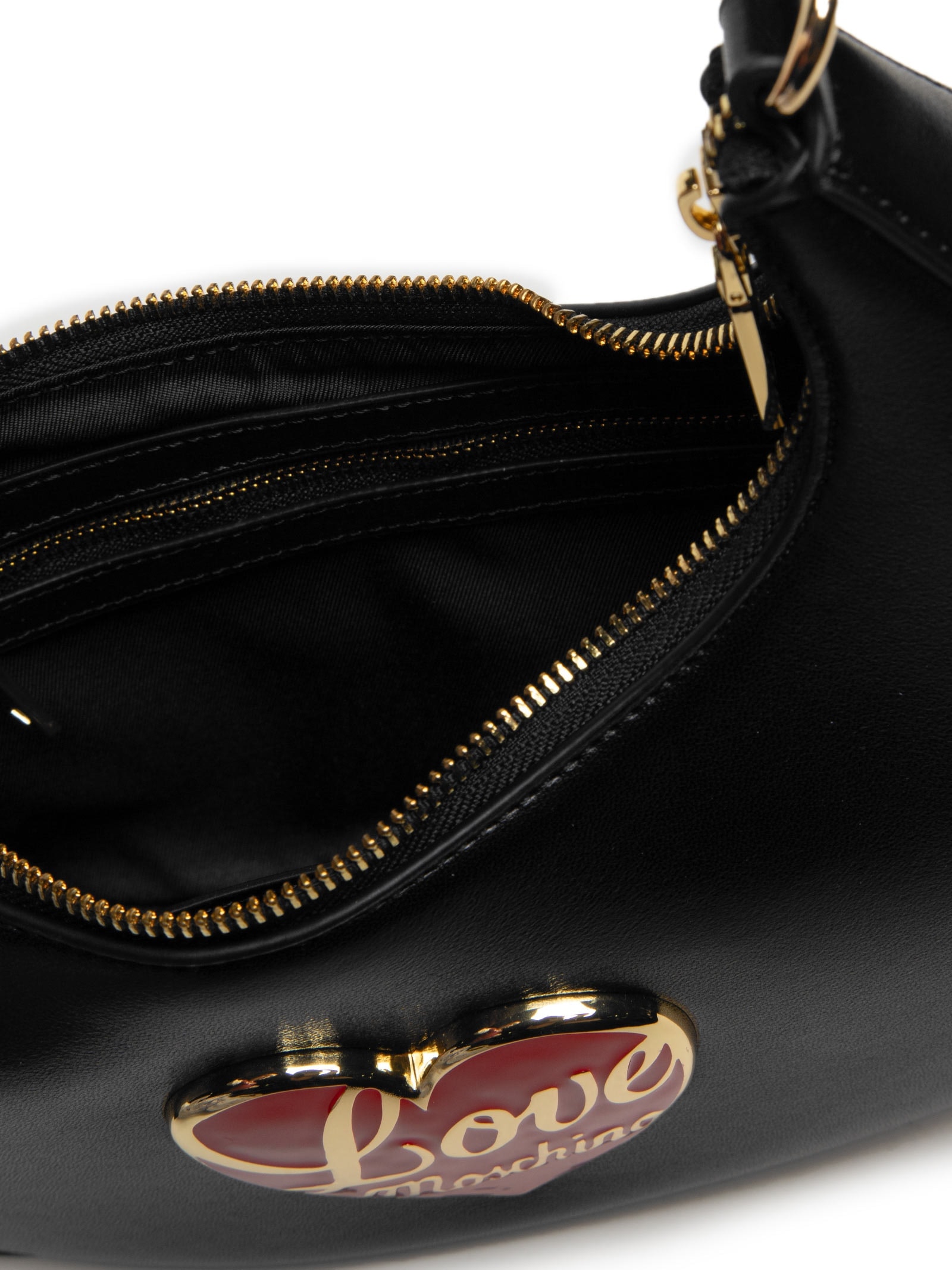 Bolsa Love Moschino em PU – Preto Love Moschino