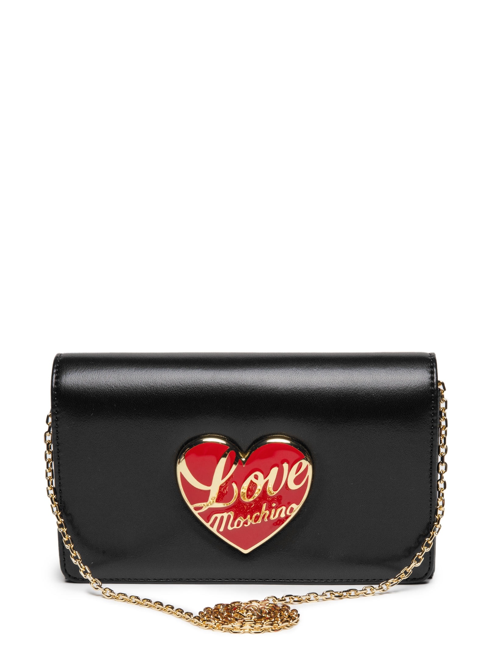 Bolsa Love Moschino em PU – Preto Love Moschino