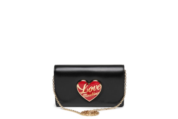 Bolsa Love Moschino em PU – Preto
