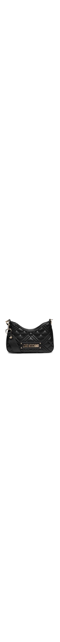 Bolsa Love Moschino Quilted em PU – Preto