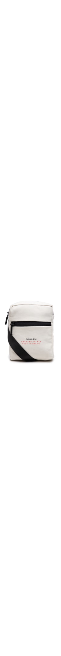 Bolsa Masculina Crossbody Lona - Off White