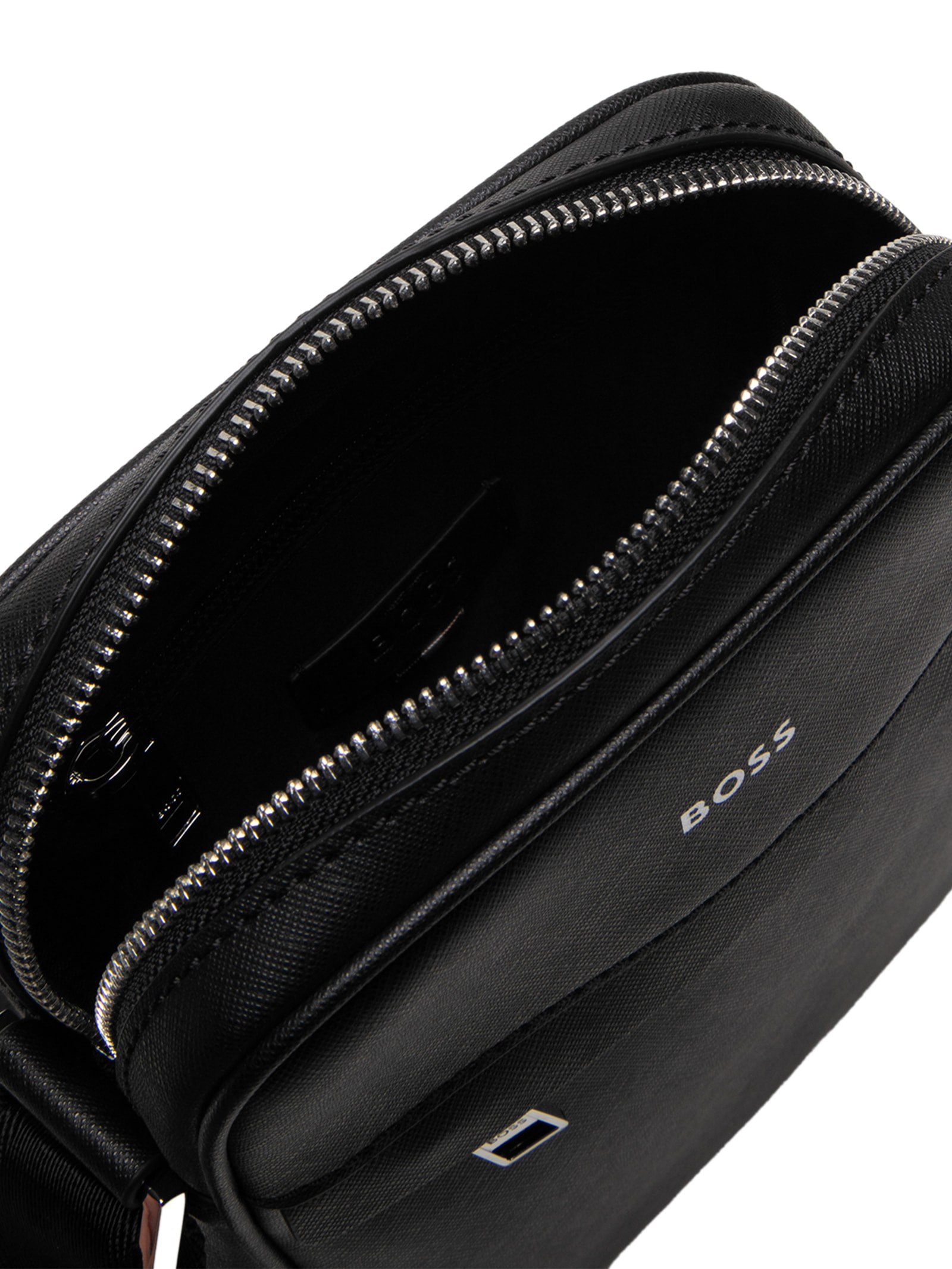 Bolsa Masculina Crossbody Zair Ns Zip Preto Boss