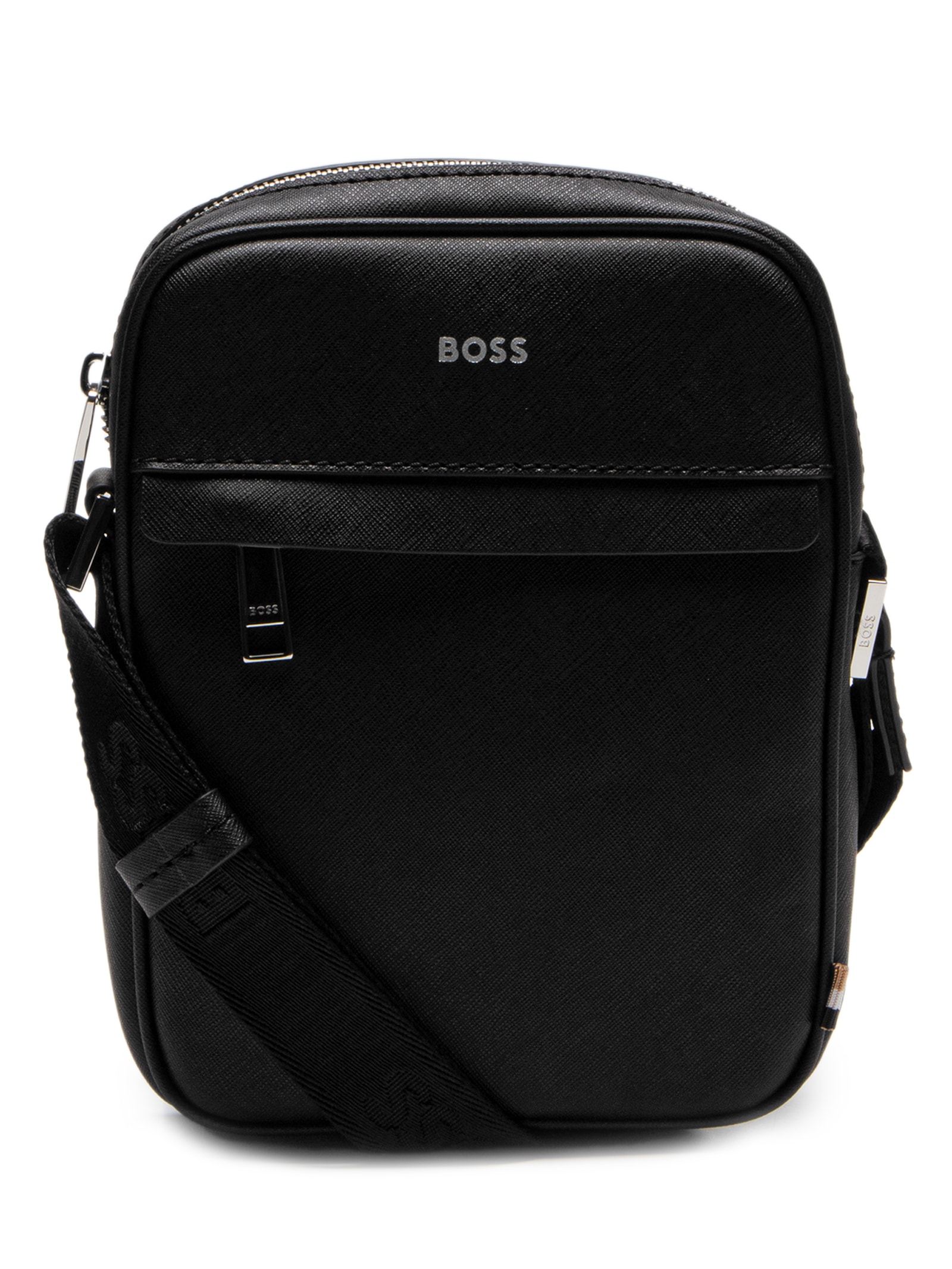 Bolsa Masculina Crossbody Zair Ns Zip Preto Boss
