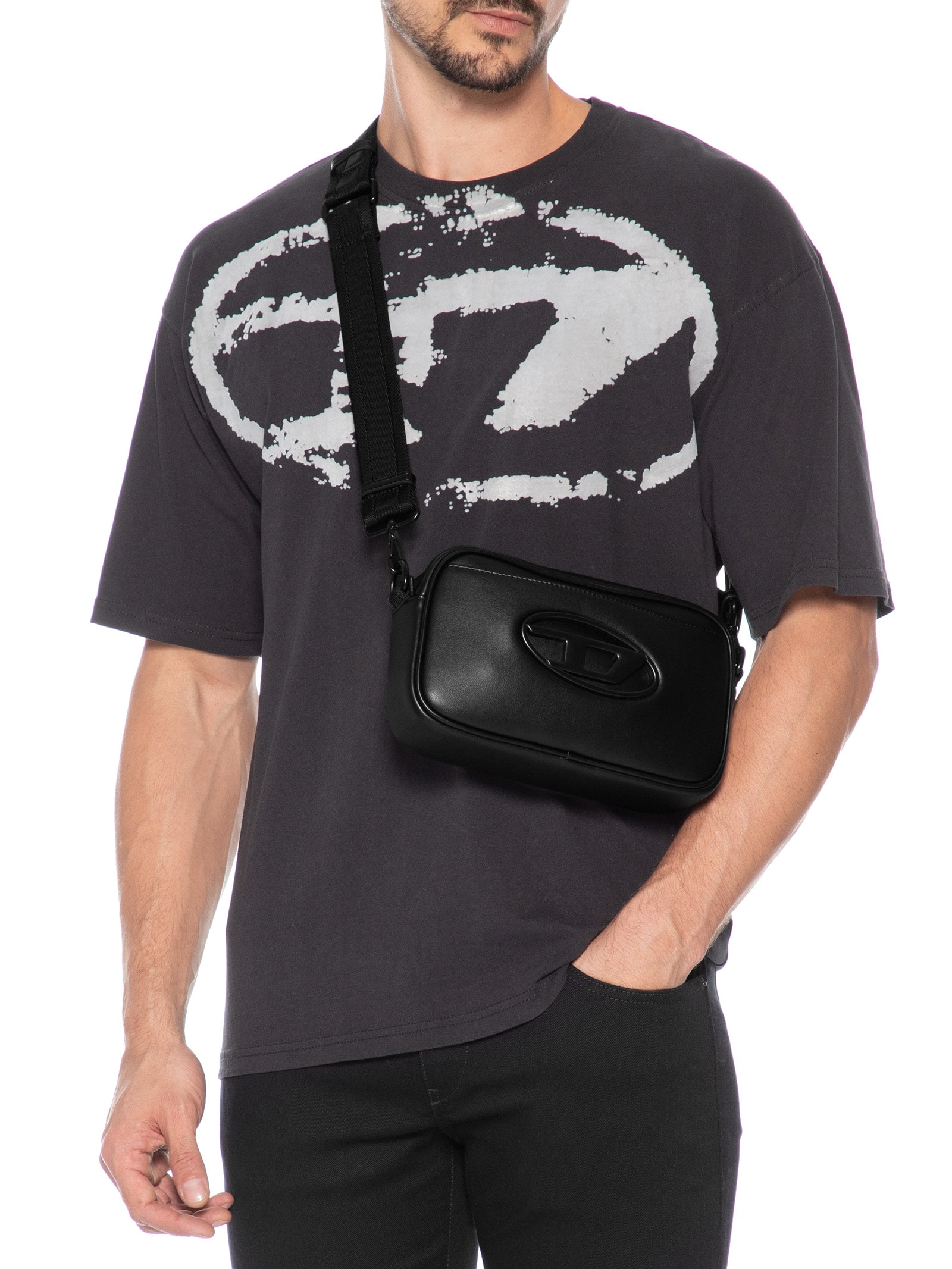 Bolsa Masculina Holi-D Camera – Preto Diesel