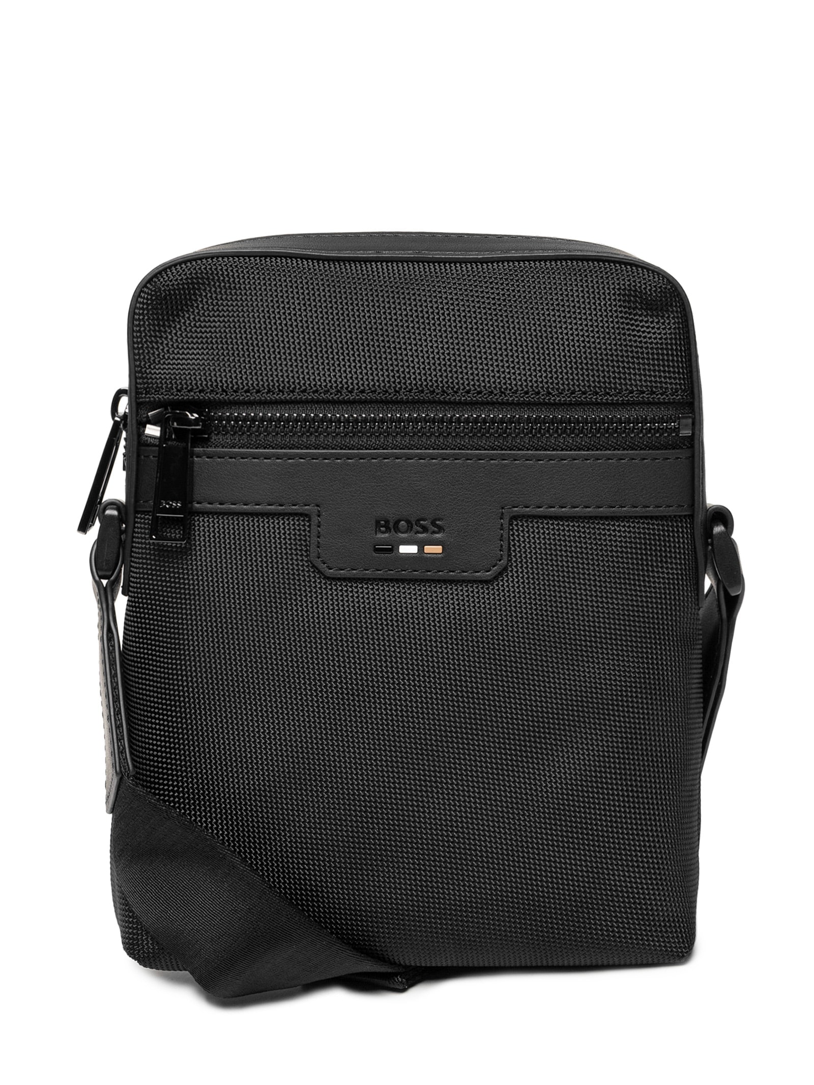 Bolsa Masculina Ray Zip Preto Boss