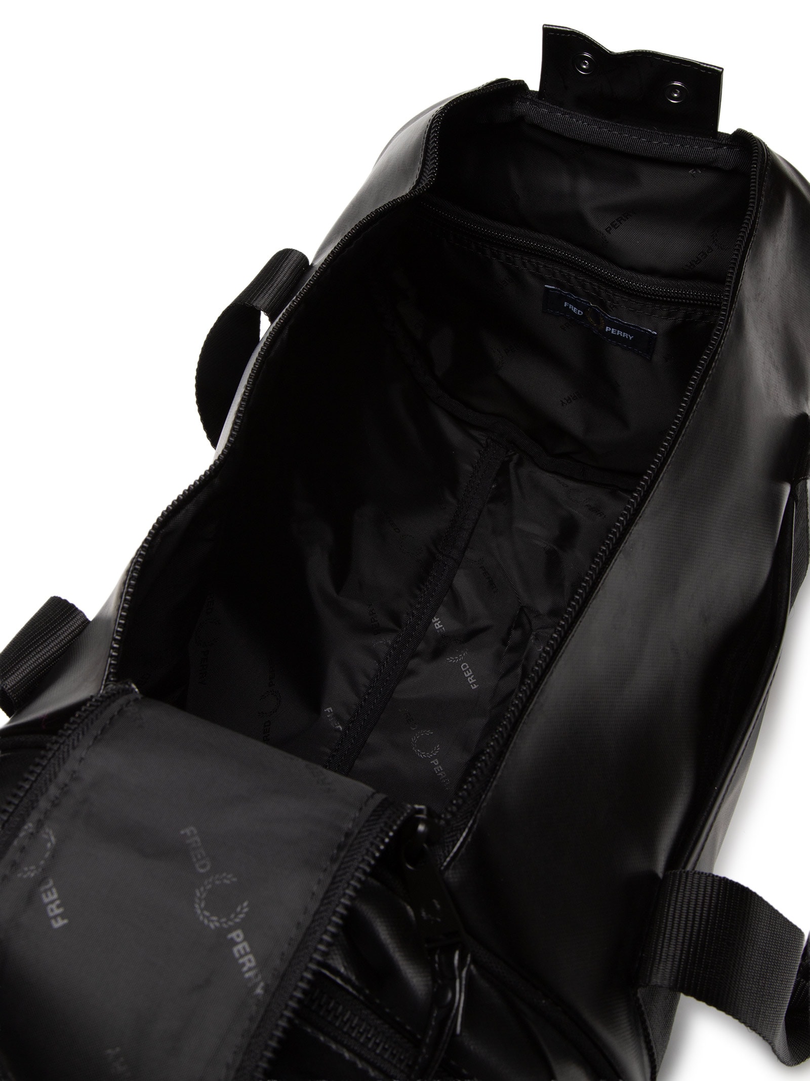 Bolsa Masculina Tonal Classic Barrel Preto Fred Perry
