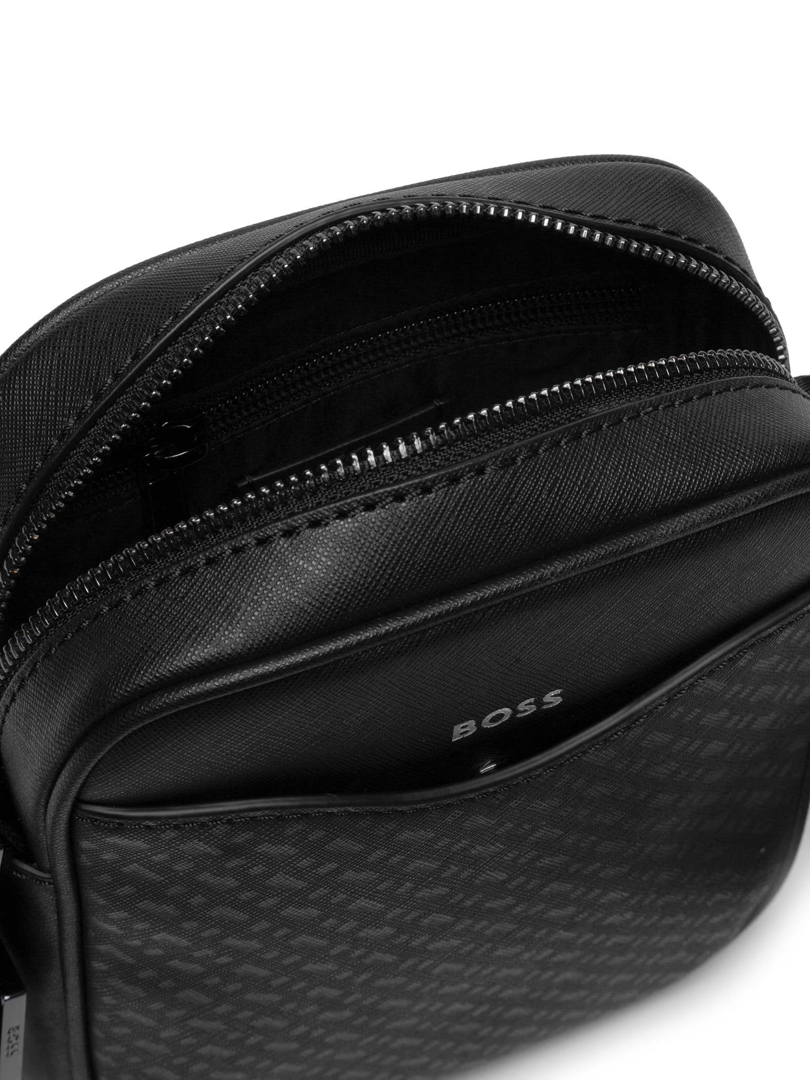 BOSS Jr.様 Boss - Bolsa Masculina Zair NS Zip - Preto