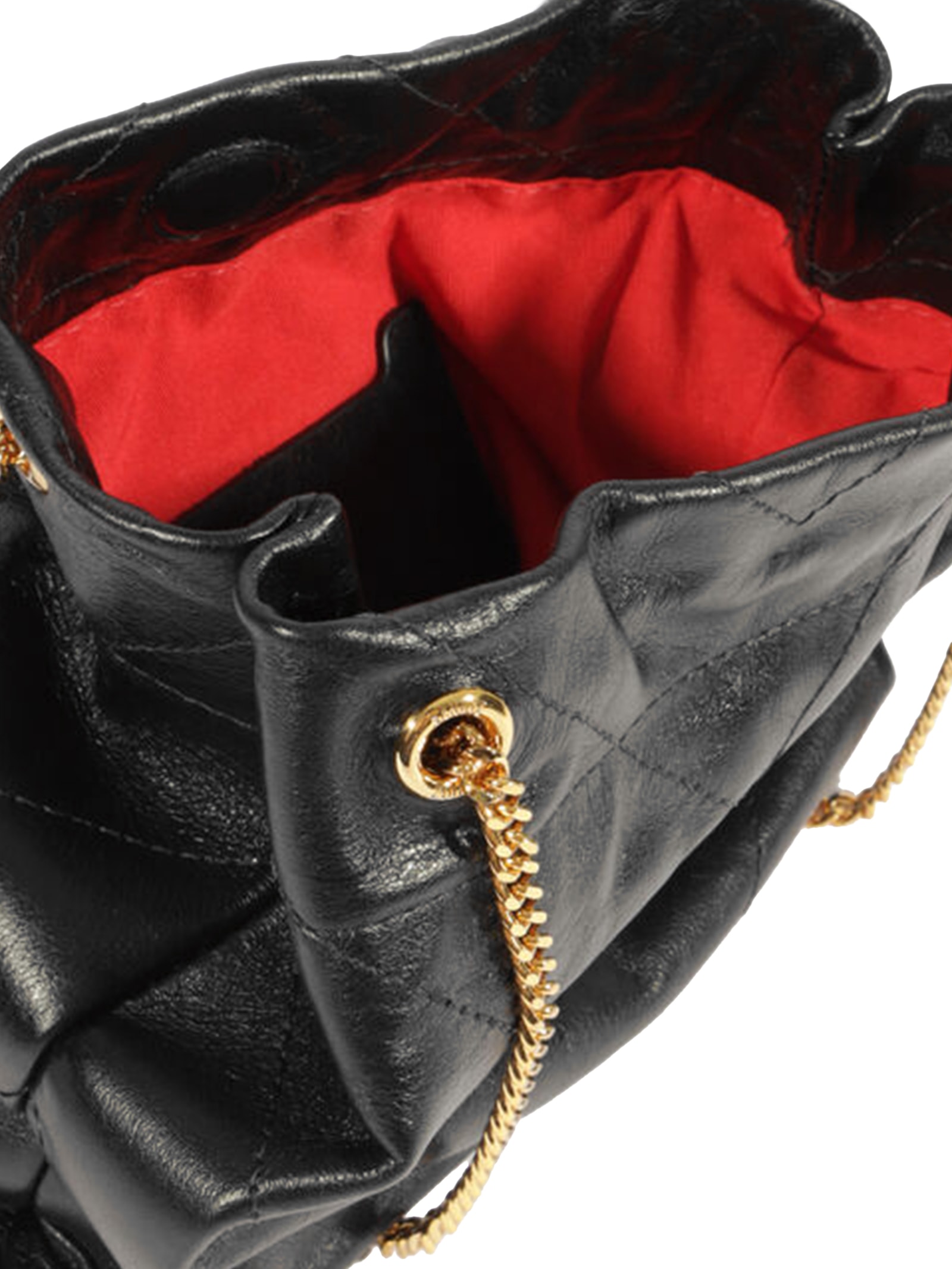 Bolsa Média Feminina Soft Calf Lisboa Preto Schutz