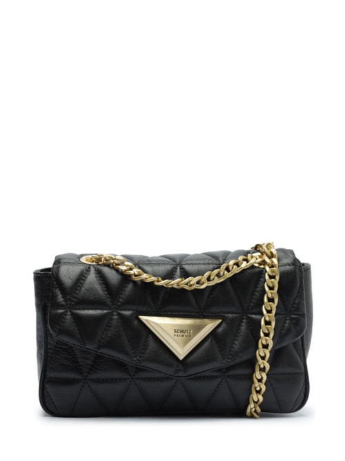 Bolsa Média Tiracolo 944 Matelassê - Preto