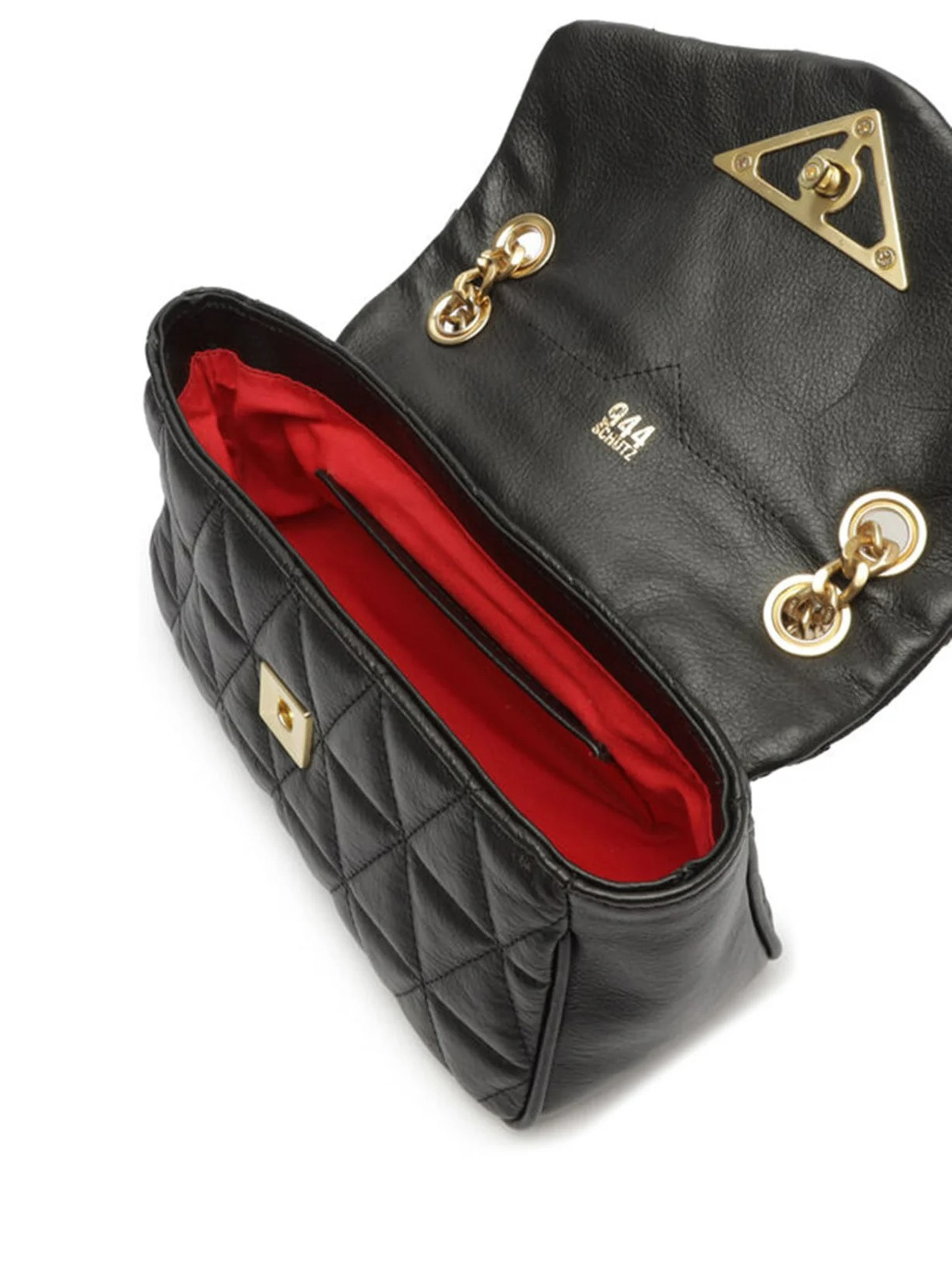 Schutz - Bolsa Média Tiracolo 944 Matelassê - Preto