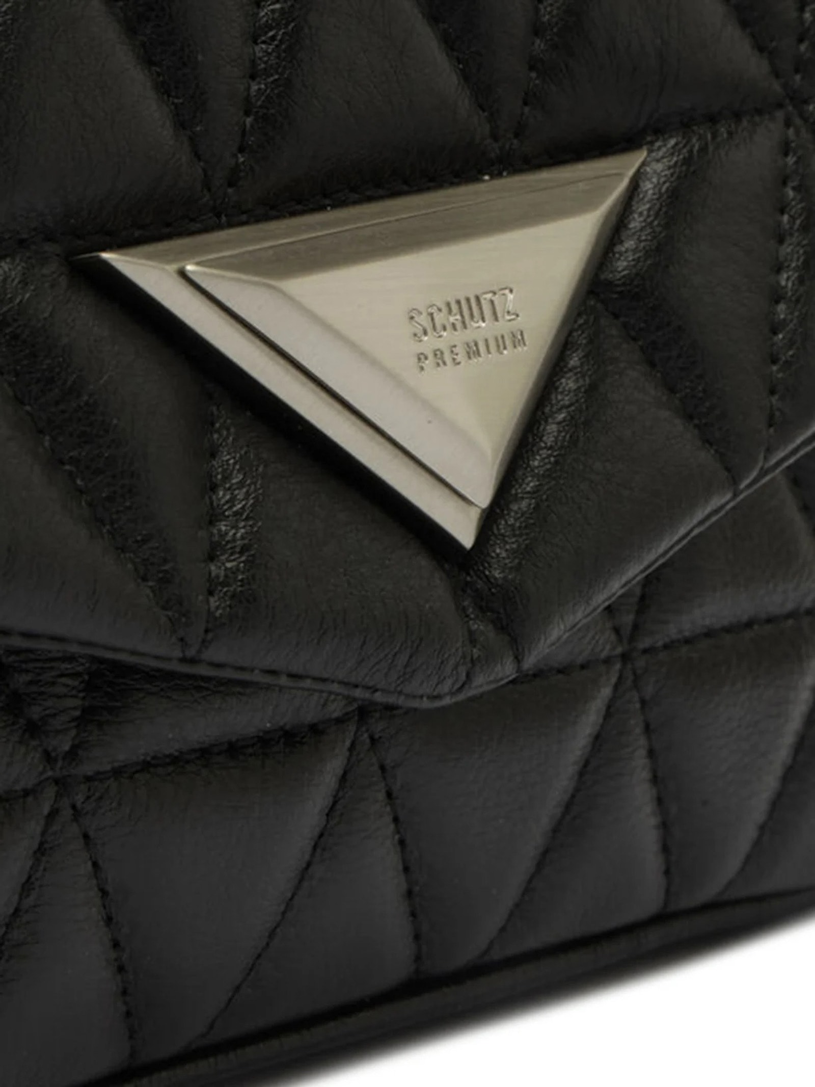 Schutz - Bolsa Média Tiracolo 944 Matelassê - Preto