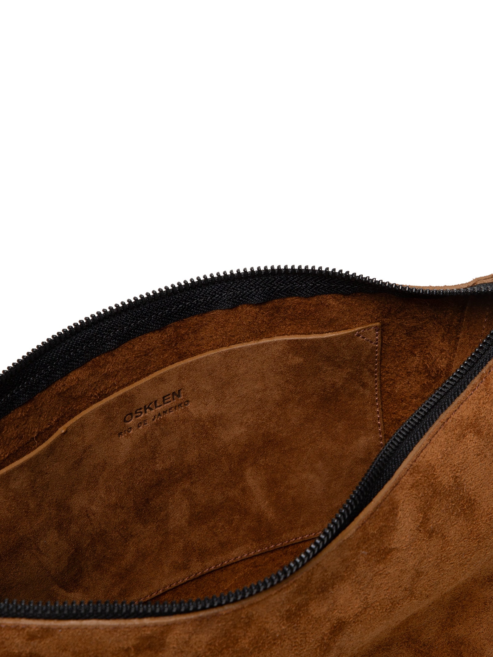 Bolsa Mini Andiroba Camurça Feminina Marrom Osklen