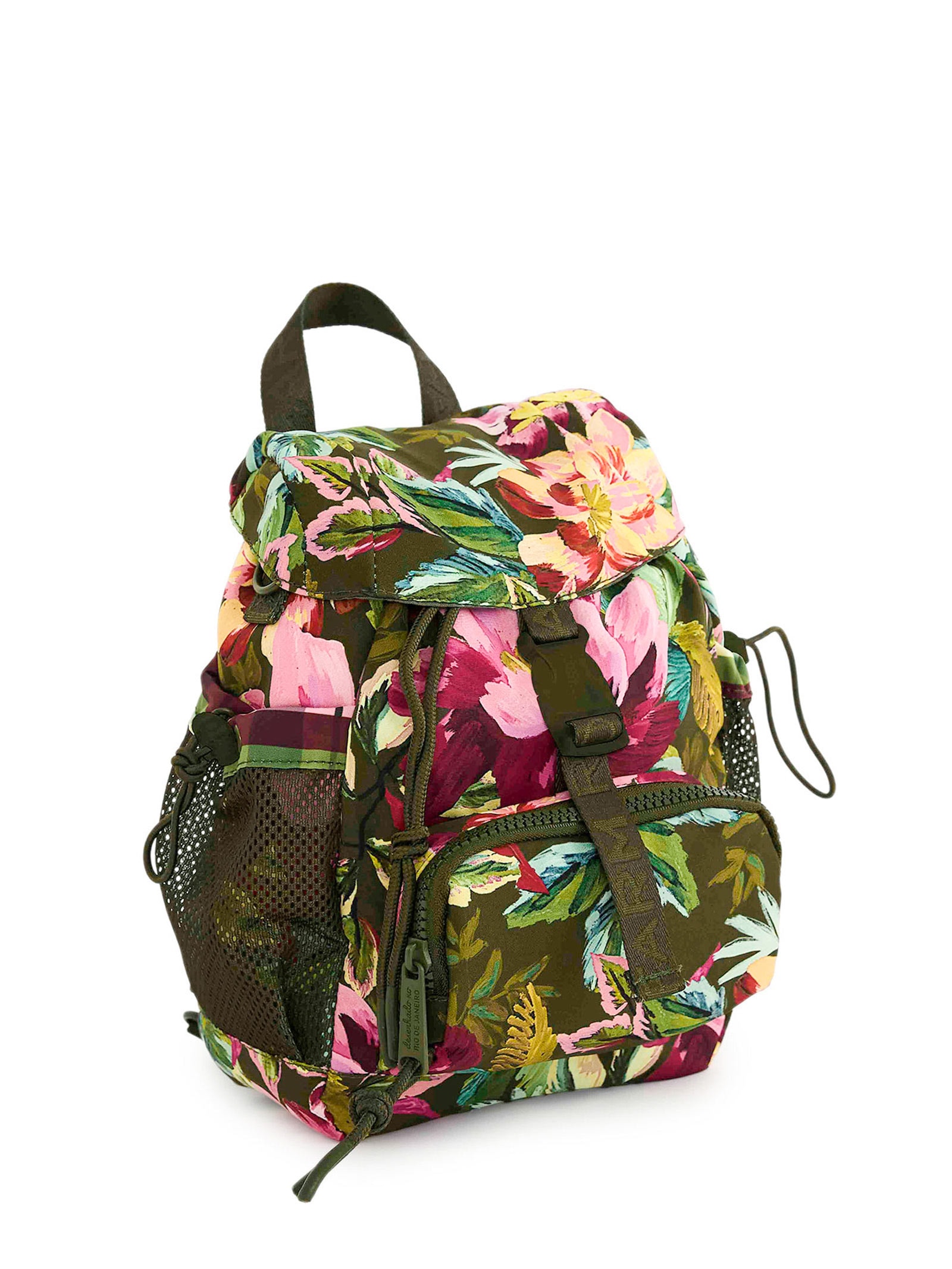 Bolsa Pipoquinha Painted Flowers  Verde Farm Etc