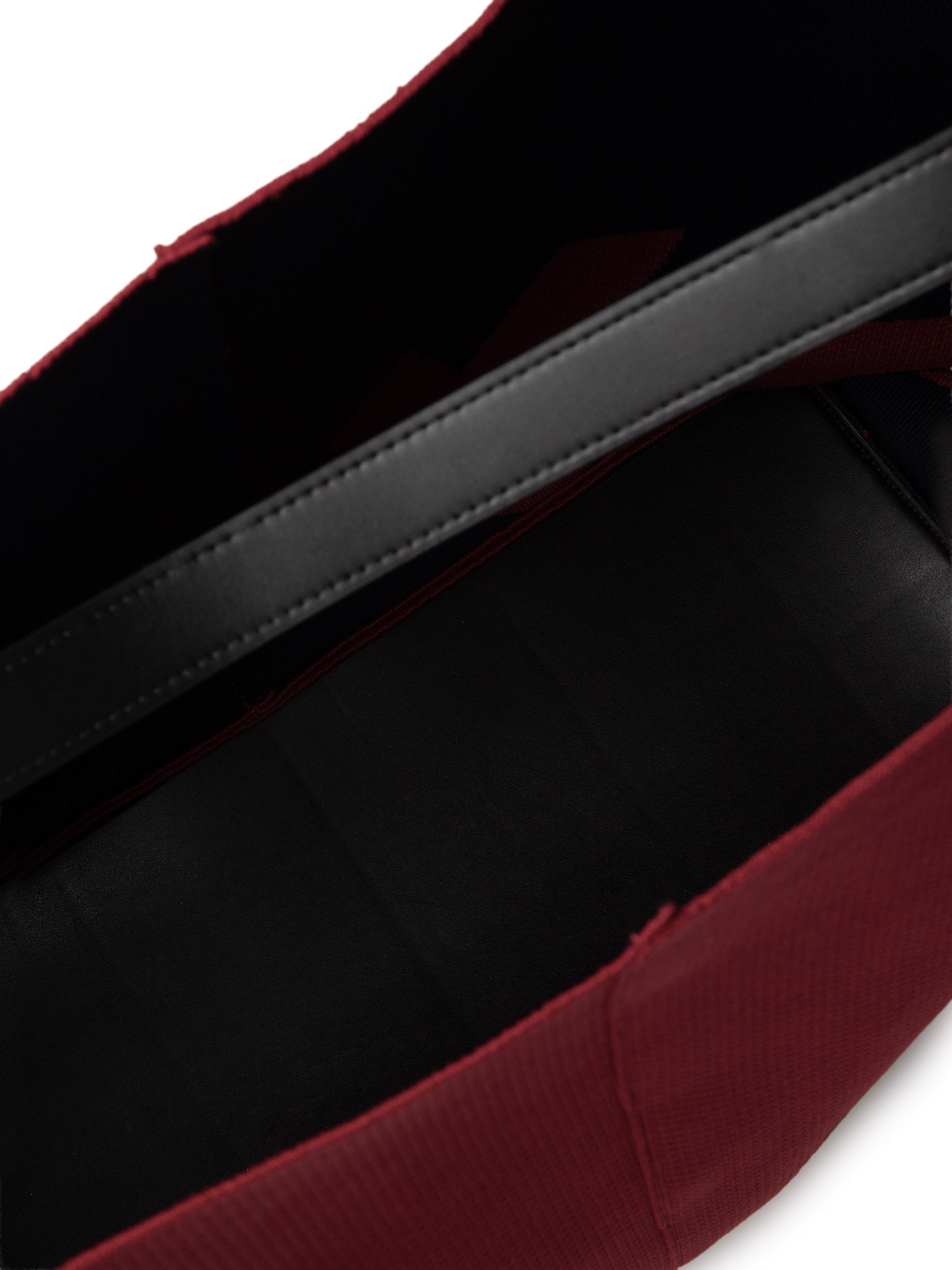 Bolsa Shopping Feminina Knit Easy Bicolor Vermelho Lança Perfume