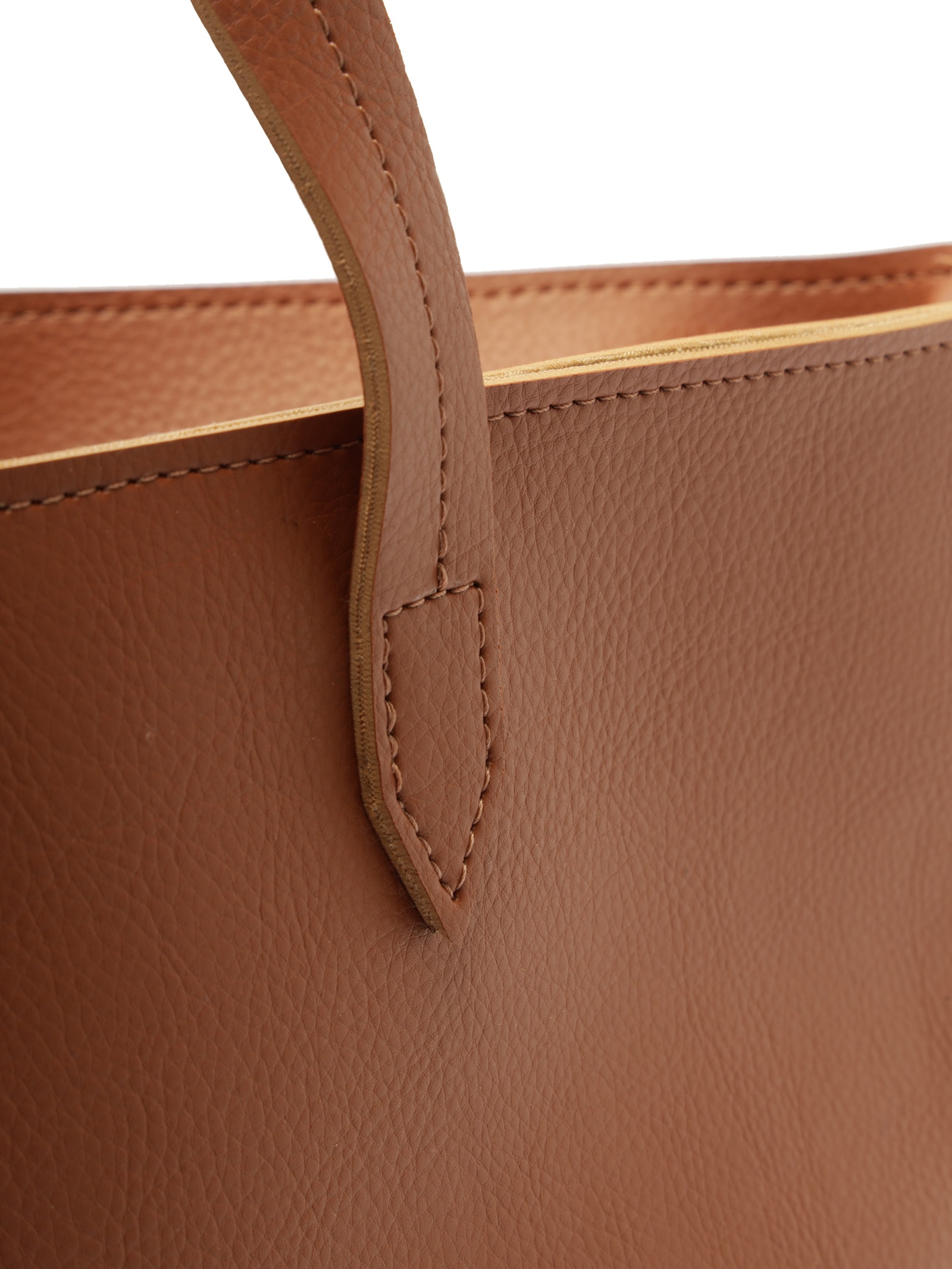 Bolsa Shopping Marrom Pouch Grande Marrom Anacapri