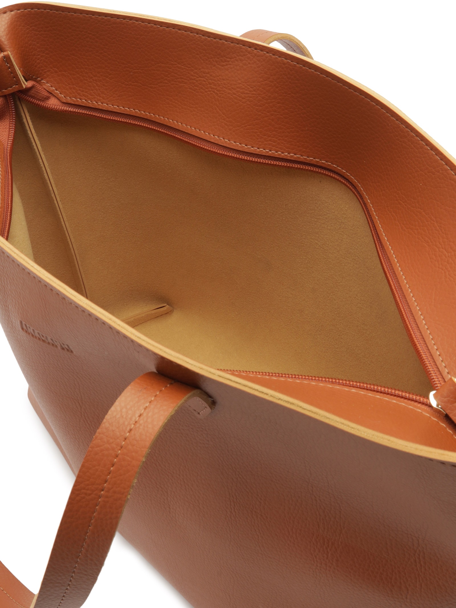 Bolsa Shopping Marrom Pouch Grande Marrom Anacapri