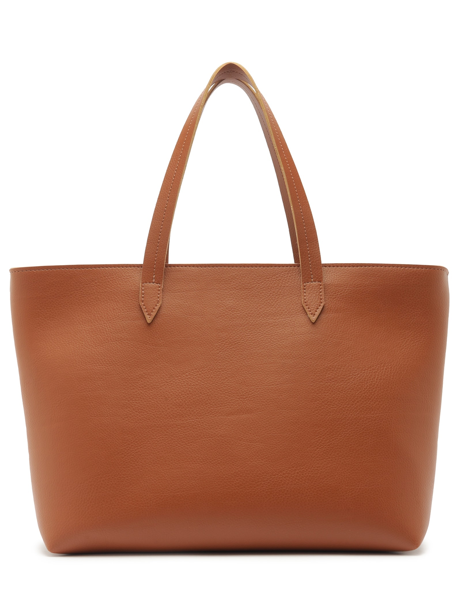 Bolsa Shopping Marrom Pouch Grande Marrom Anacapri
