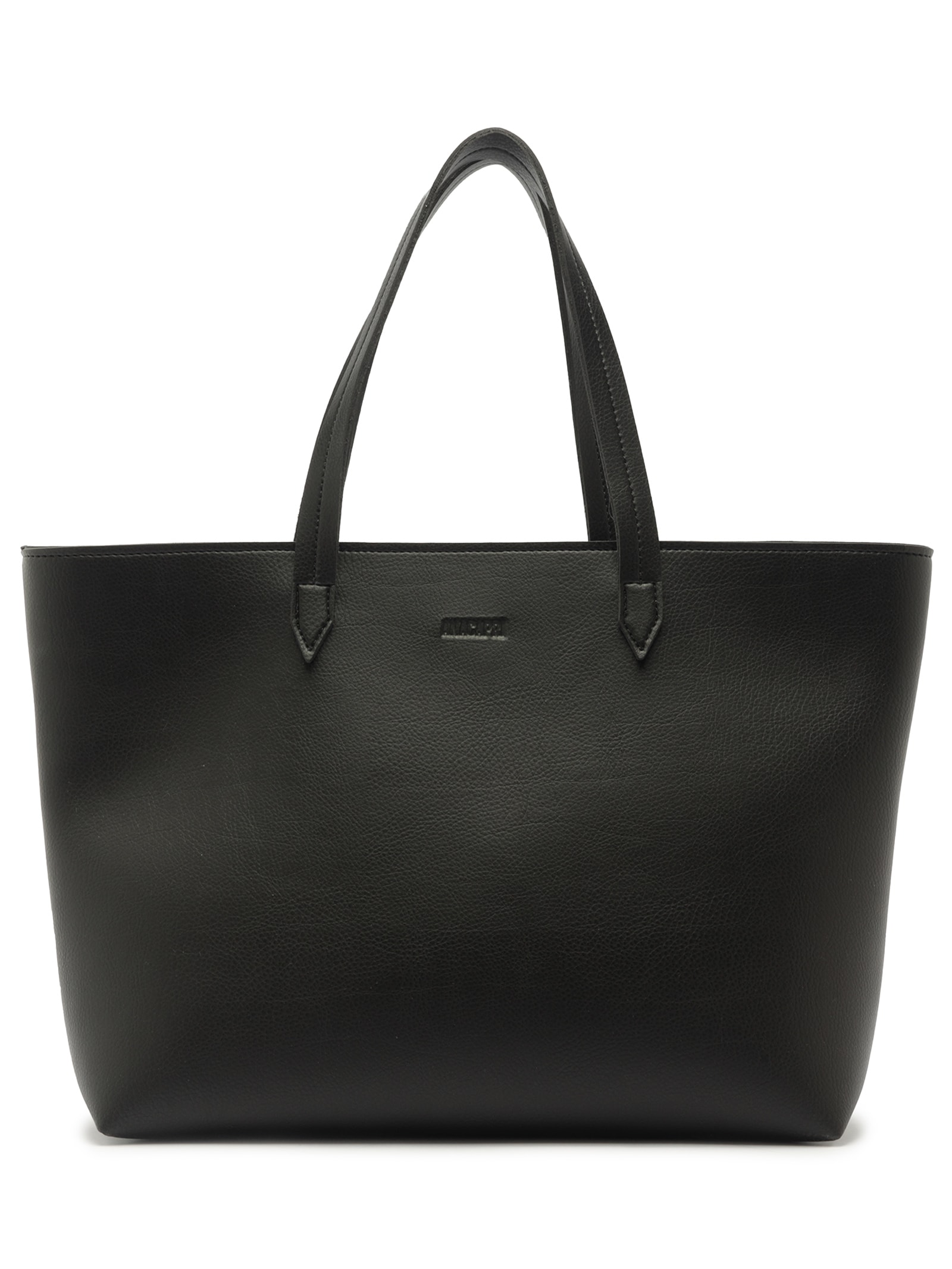 Bolsa Shopping Preta Pouch Grande Preto Anacapri