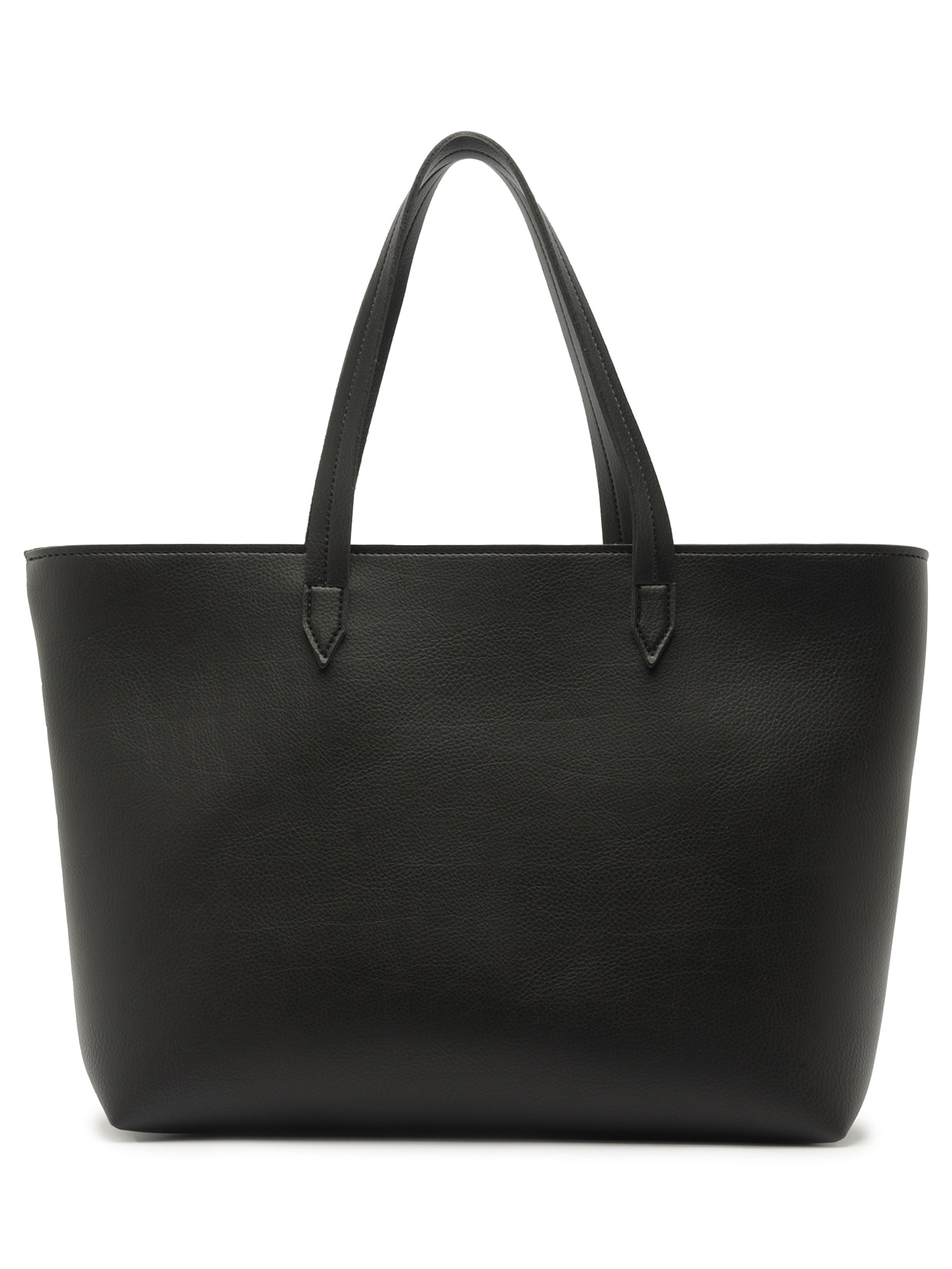 Bolsa Shopping Preta Pouch Grande Preto Anacapri