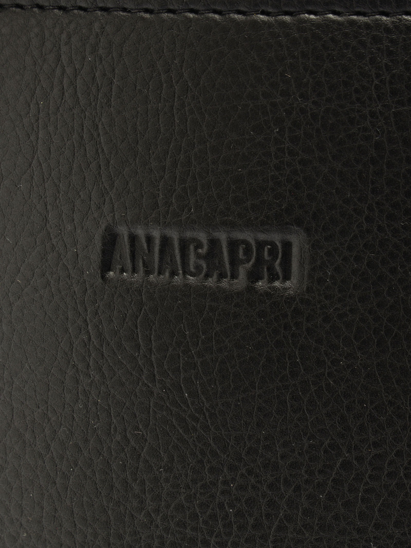 Bolsa Shopping Preta Pouch Grande Preto Anacapri